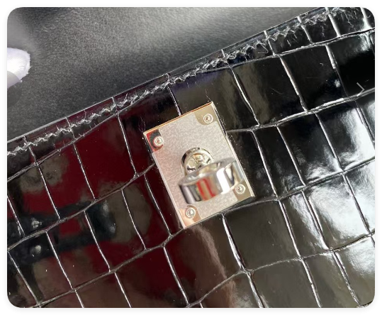 H**me5 mini kelly 19 19×6×12cm real alligator leather with the alligator stamp (customized, no exchange no return, about 20 days)