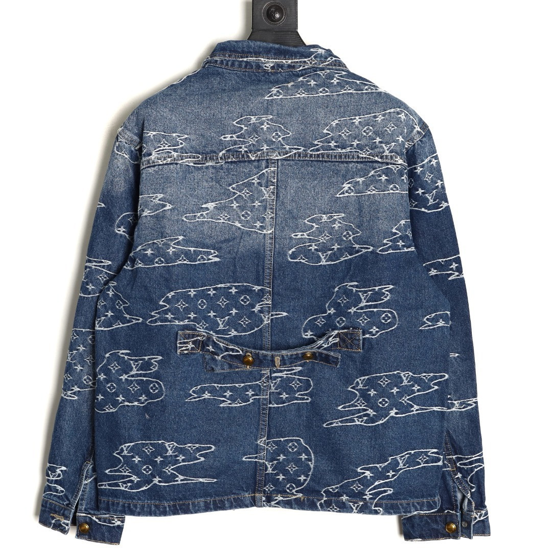 l0*is V*t0n lv pharrell nigo tyler denim jacket suit