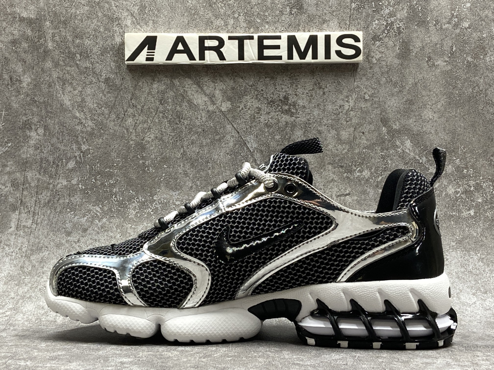 Nike Air Zoom Spiridon Cage 2 Stussy Pure Platinum