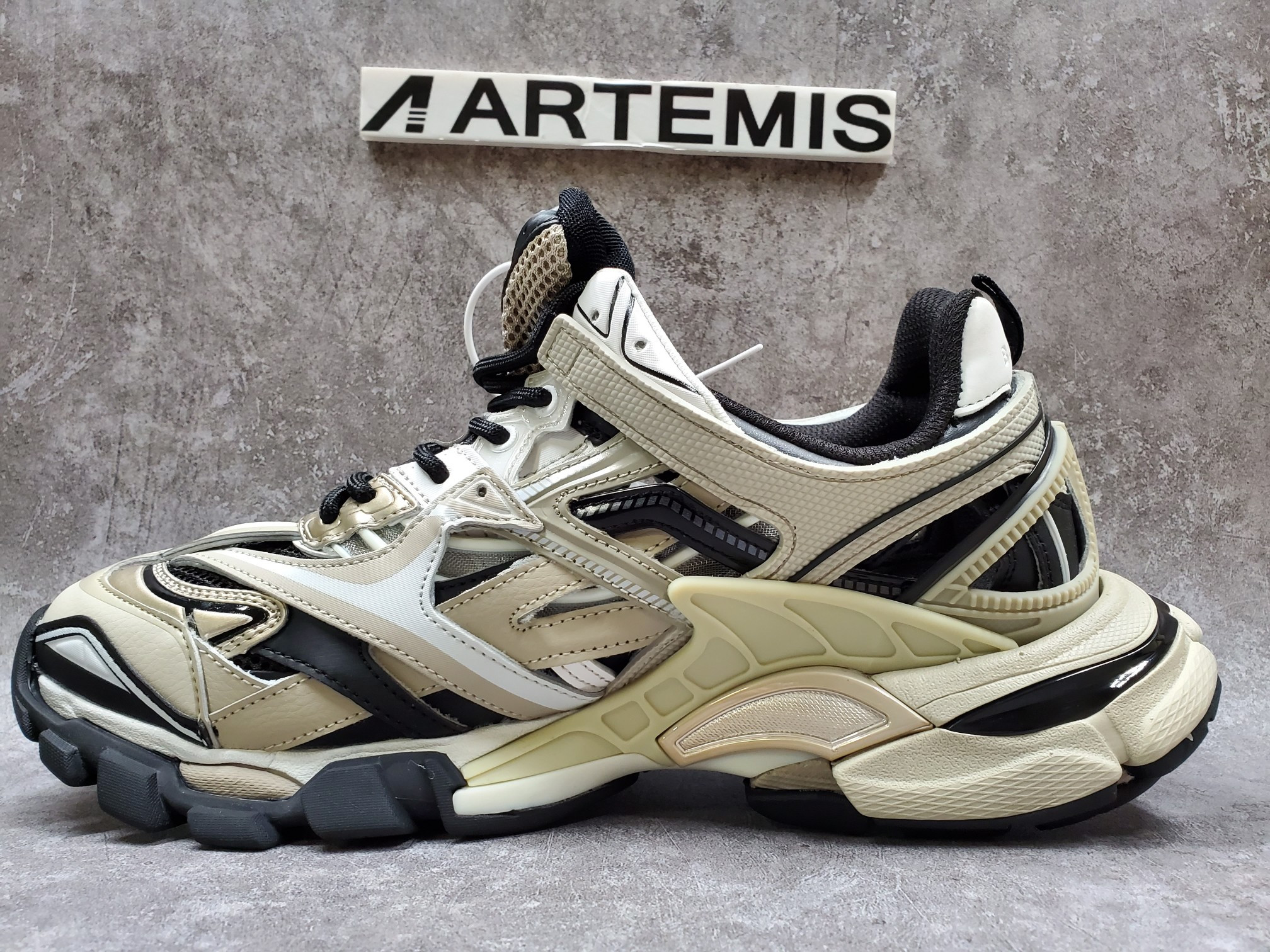 Balenciga Track 2  Black White Grey