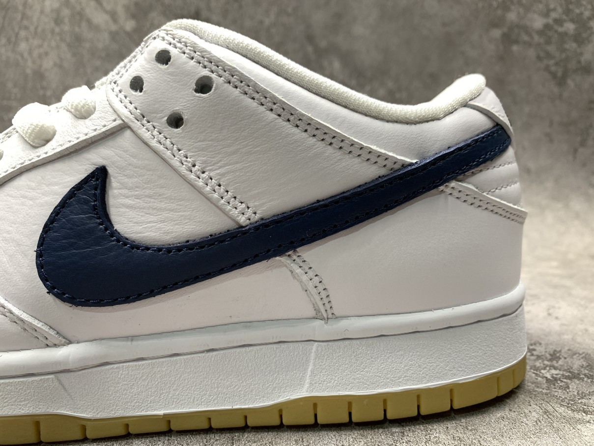 Nike SB Dunk Low Orange Label White Navy