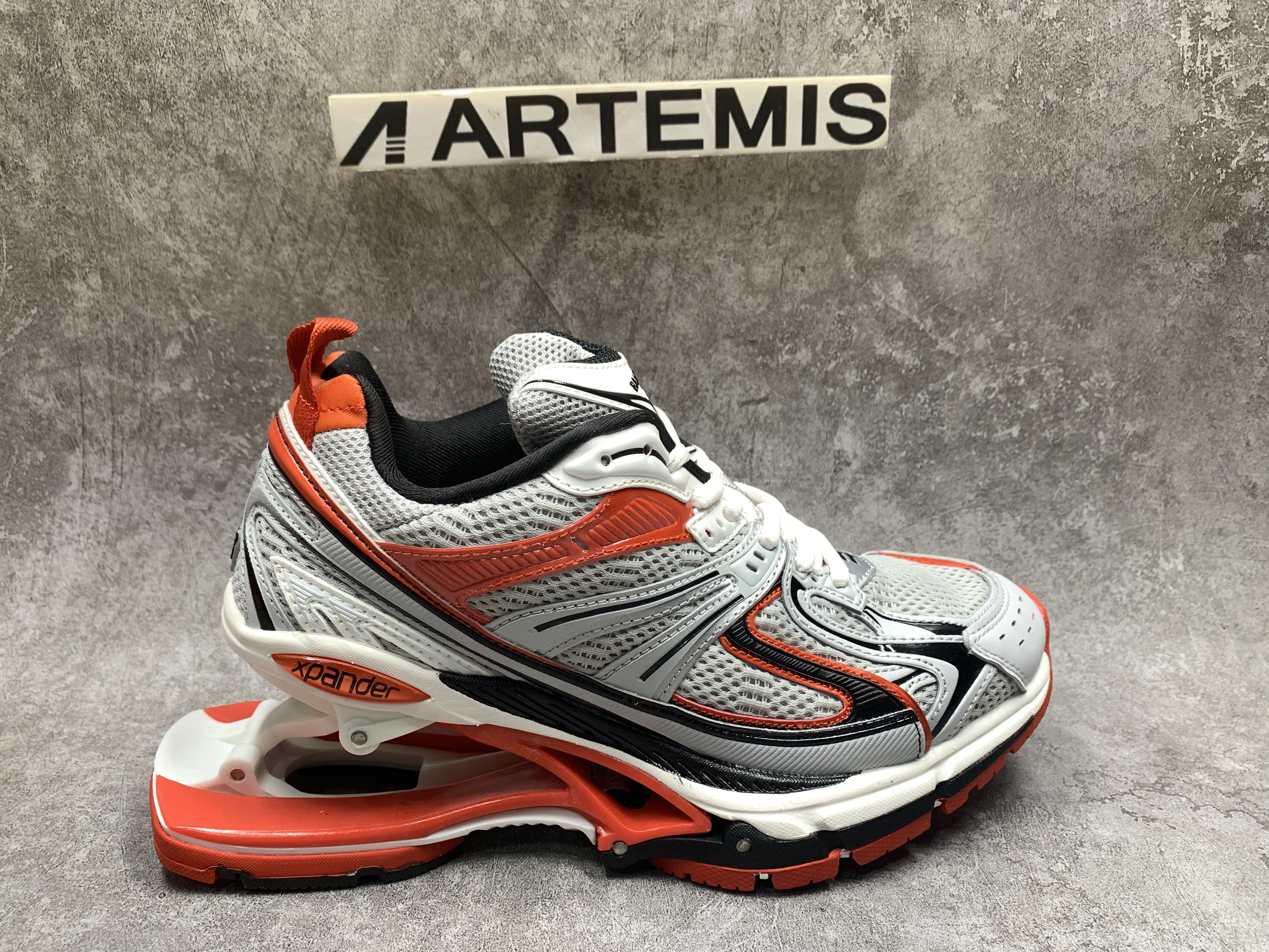 Balenciga X-Pander Sneaker Red Silver