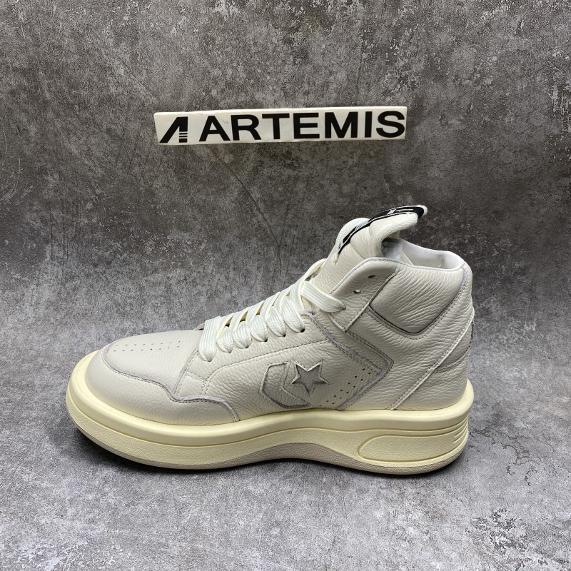 Converse TURBOWPN Mid Rick Owens DRKSHDW Egret