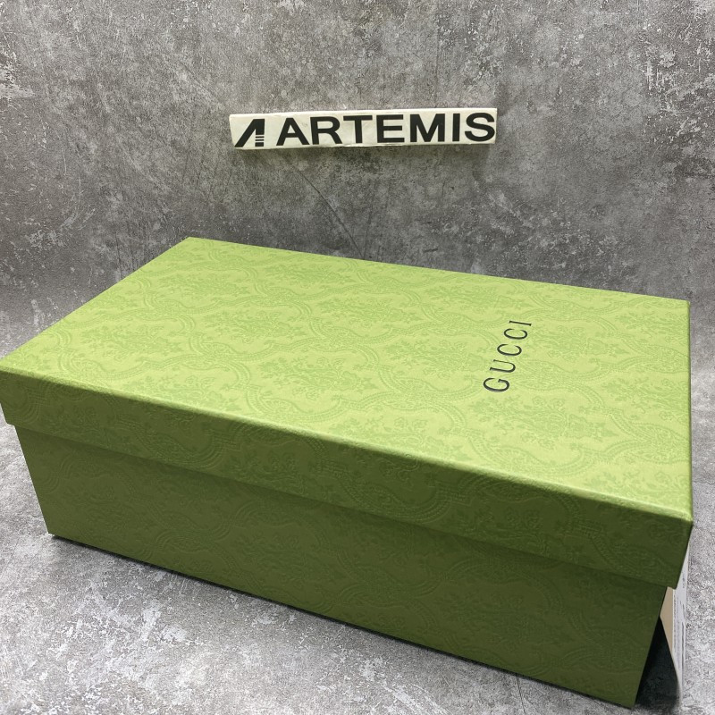 GC Screener Trimmed Distressed Leather and Printed Canvas Sneaker