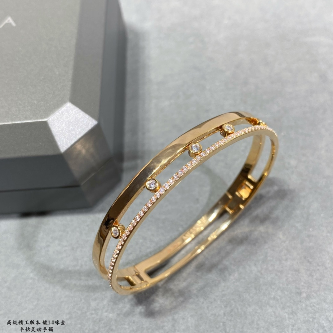 messika half Di*m*nd moving bracelet