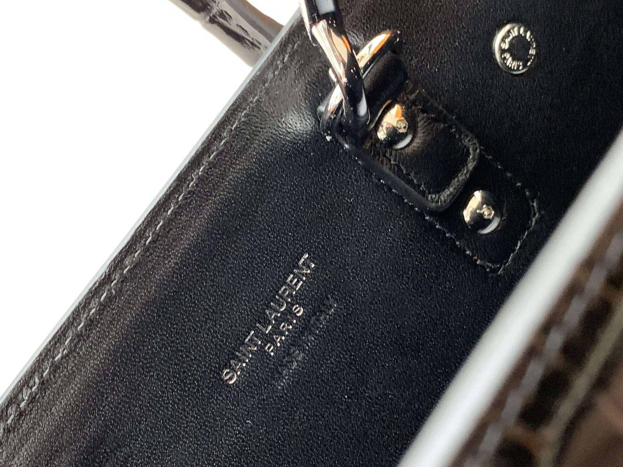 Y*L sac de jour in crocodile embossed leather - nano 22x18x10.5cm