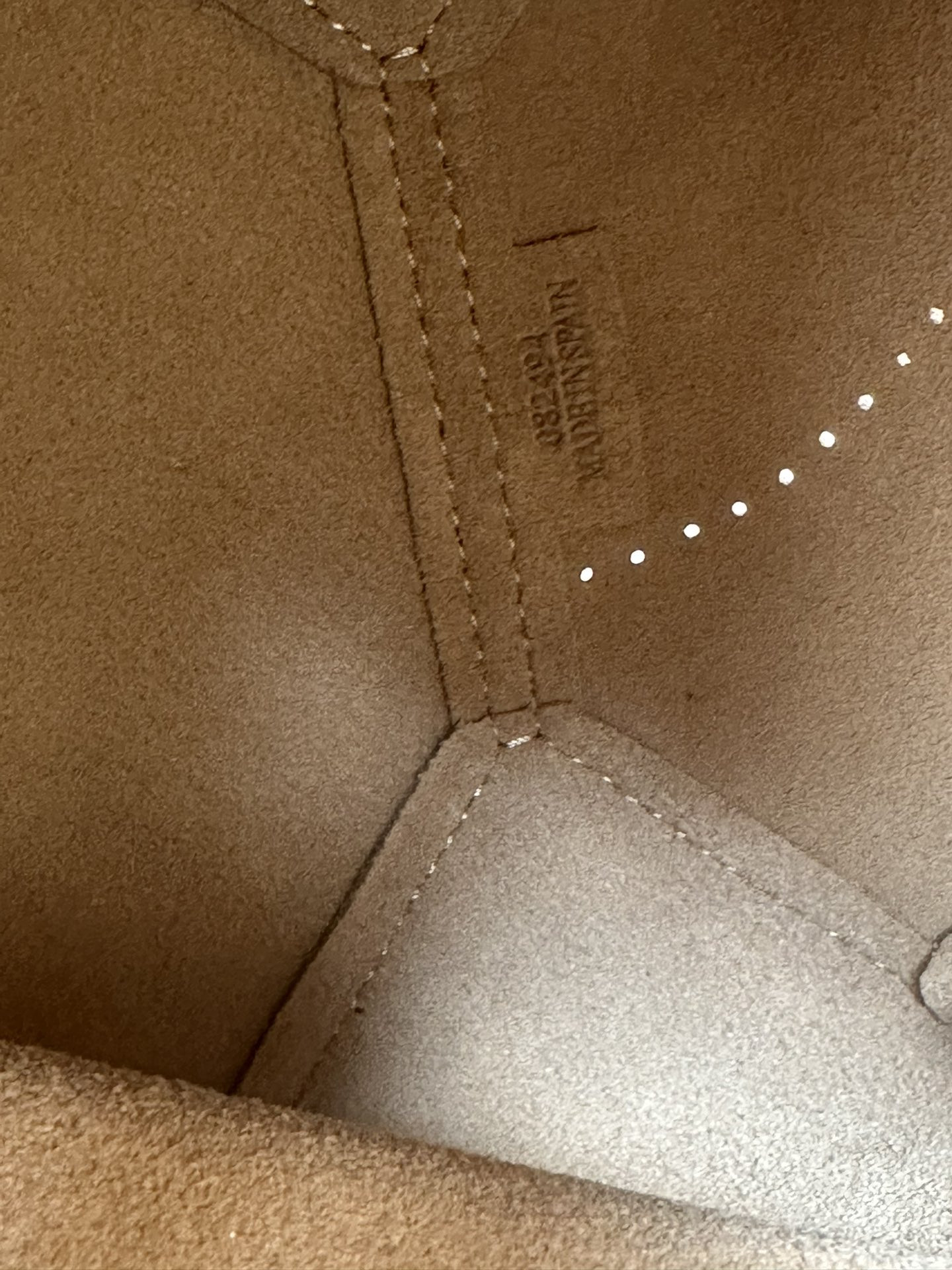 L0ew* mini puzzle fold tote in shiny calfskin 16.5x9.5x20cm