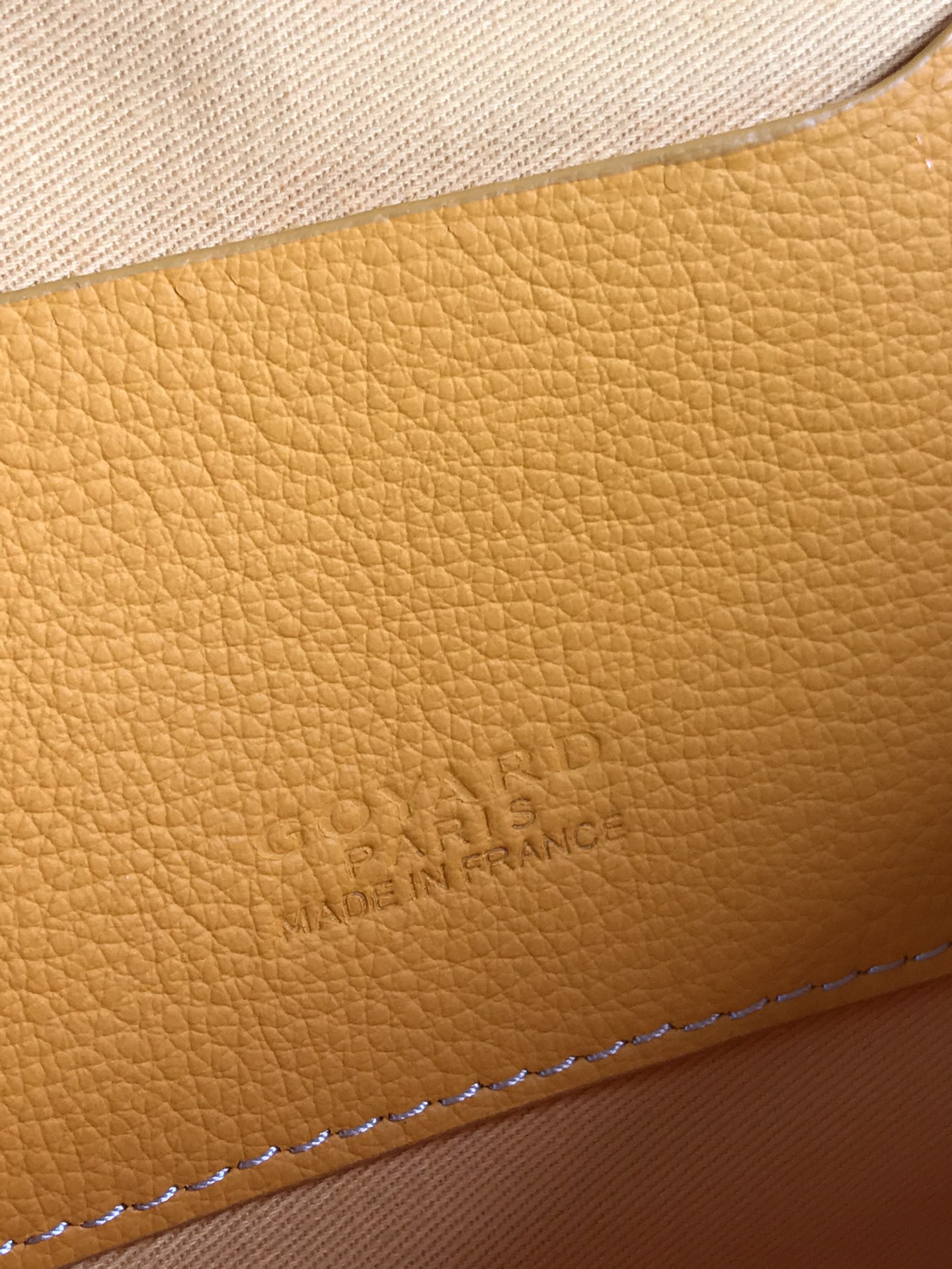 Go*ard Go*ardine senat mm pouch palladium hardware 36x26x0.5cm