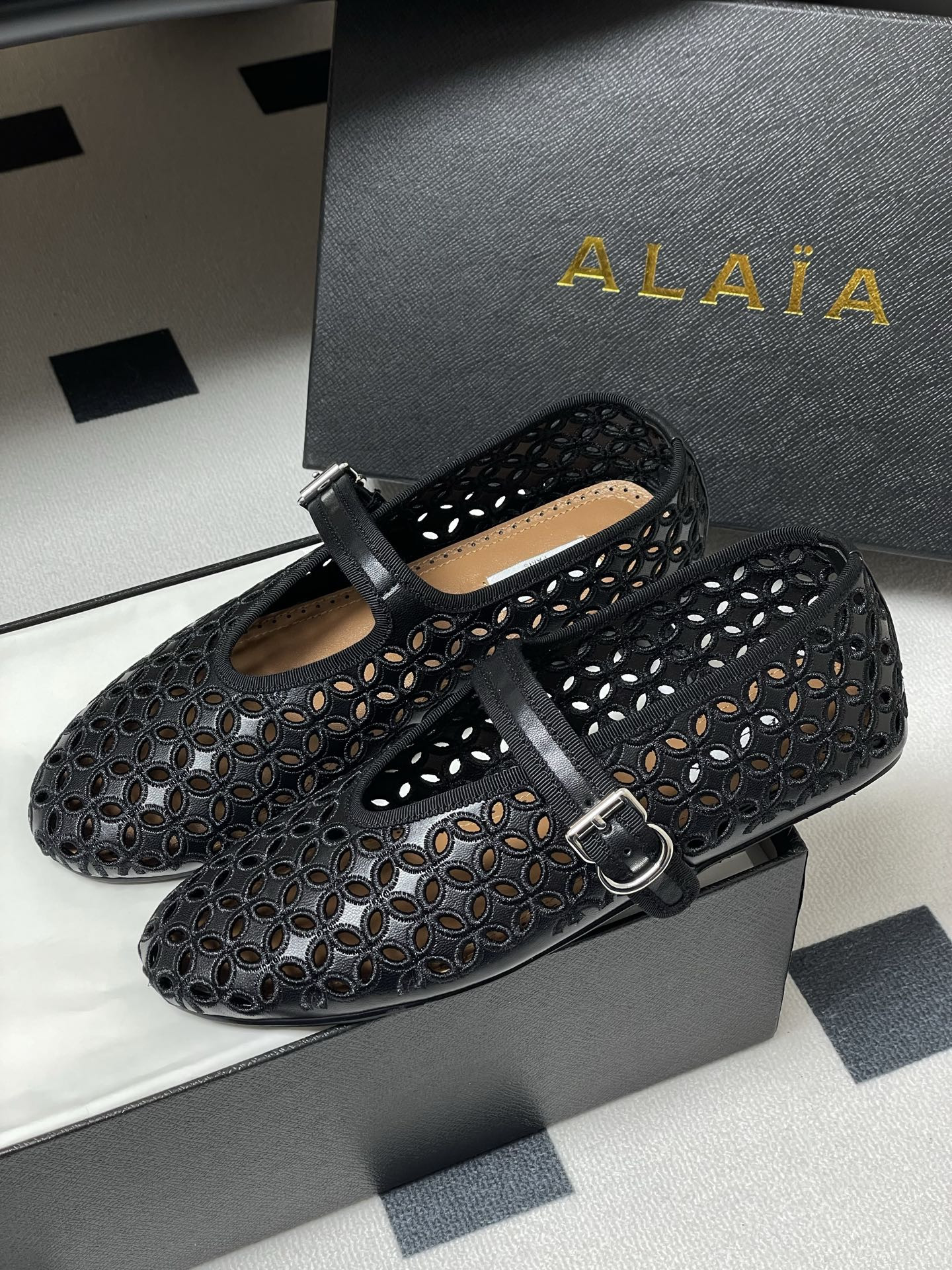 UA Alaïa BRAIDED BALLET FLATS(Customized Size 7-10 days production time)