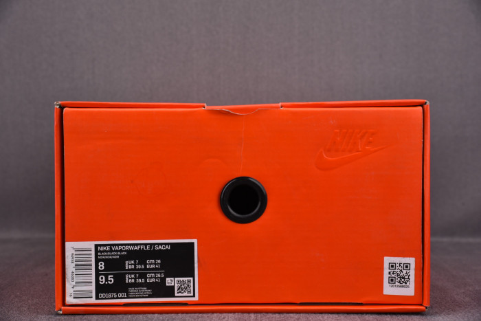Nike Sacai x VaporWaffle ‘Black Gum DD1875 001