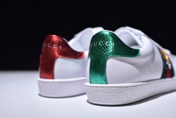 G*u*i ace embroidered low-top sneaker 457132 02jp0 9064