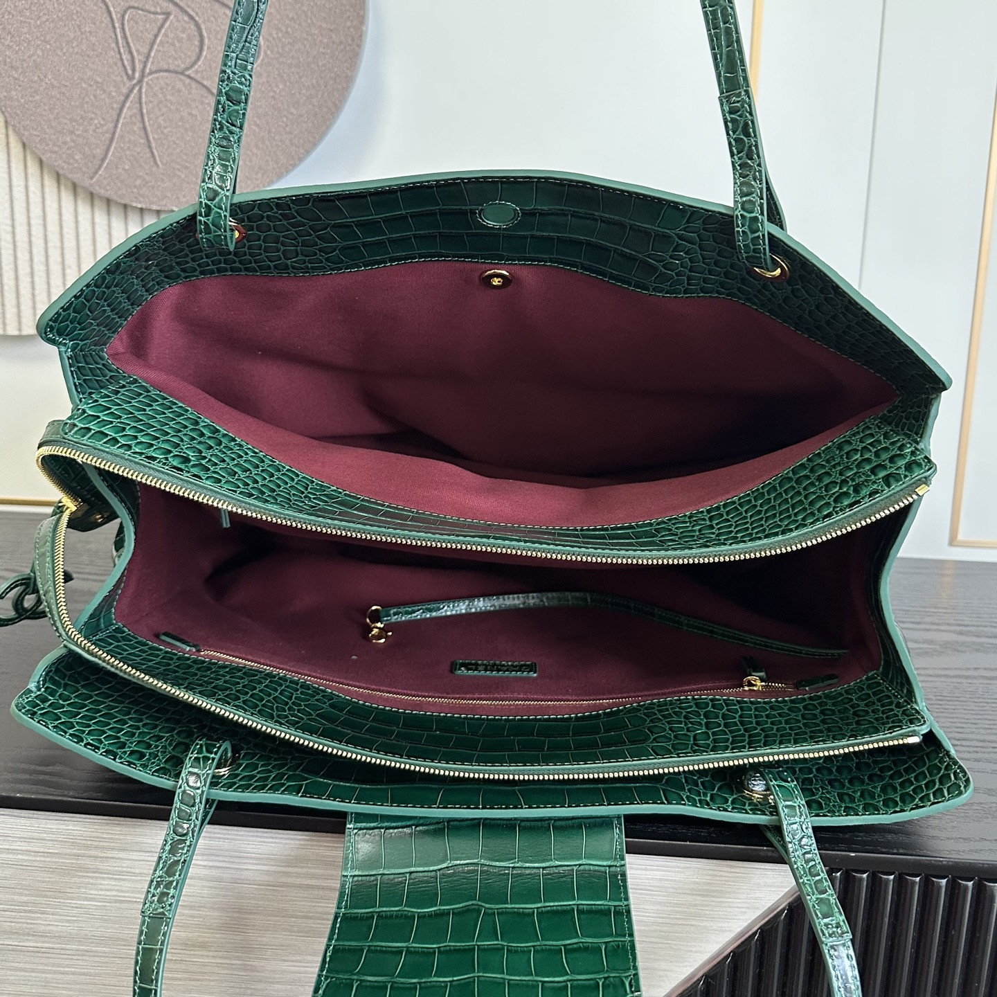 Ch**el Large Shopping Bag AS6245 36x46x20cm Without Box