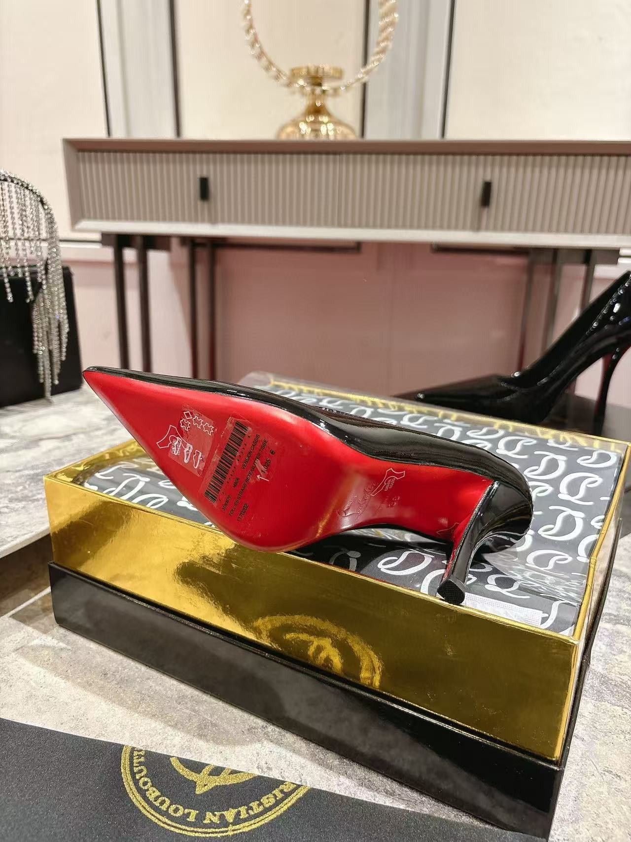 UA Chr1st1an Louboutin CL red-bottom shoes 10cm Heel (Customized, no exchange no return, about 10 days)