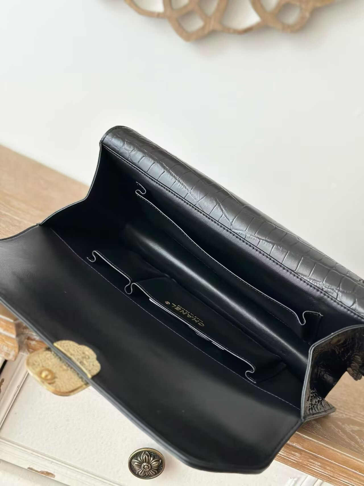 Ch**el Clutch Bag 30x13x14cm