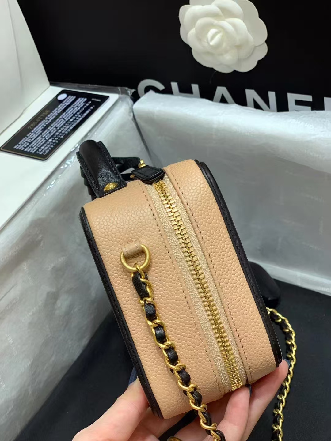 Ch**el VANITY CASE 17x7x13cm