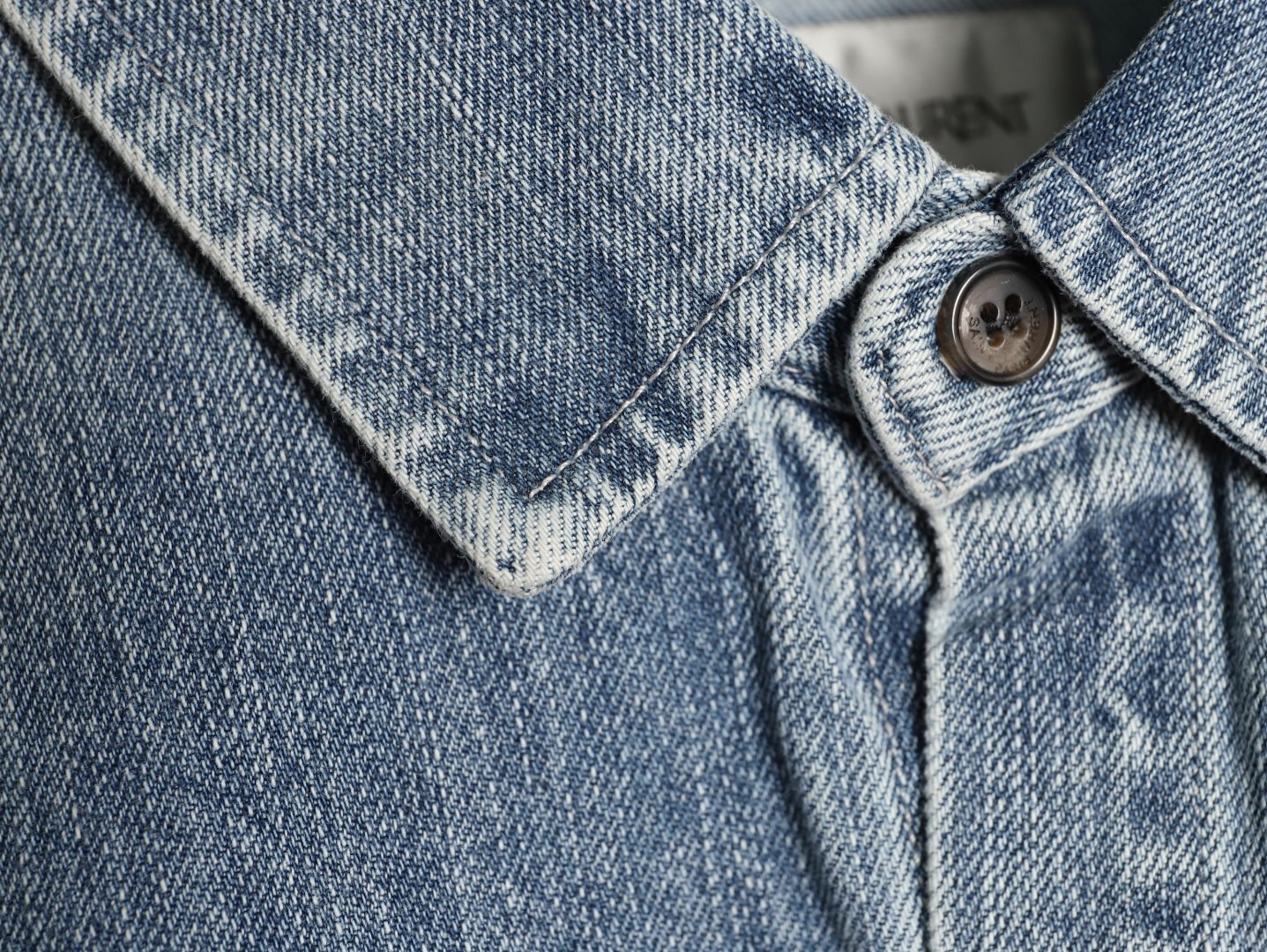 Sa1nt Lau*nt 25ss Denim Shirt Coats