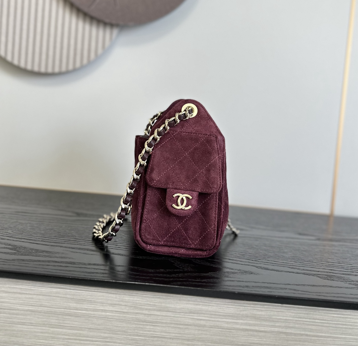 Ch**el 25C Bucket Bag AS5631 20x22x12.5cm