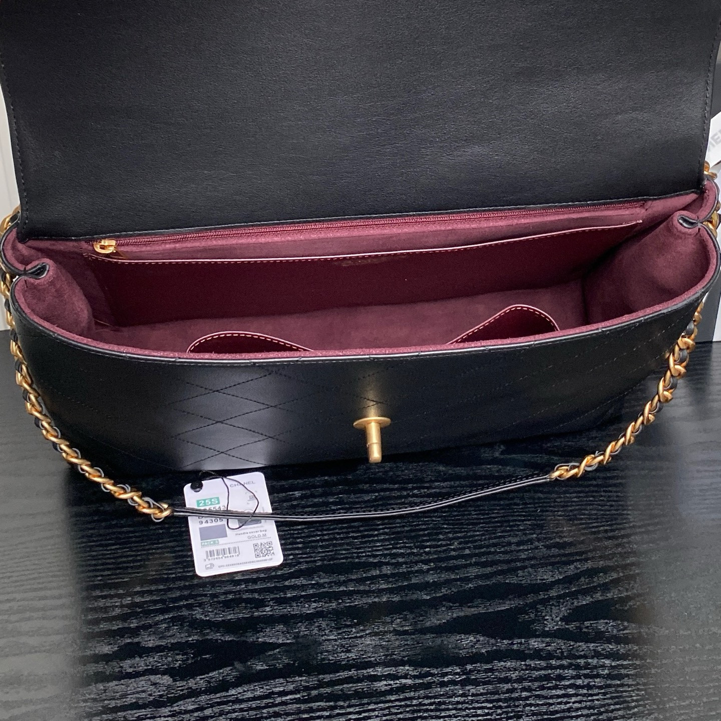 Ch**el Maxi Flap Bag with Top Handle AS5543 26x37x10cm