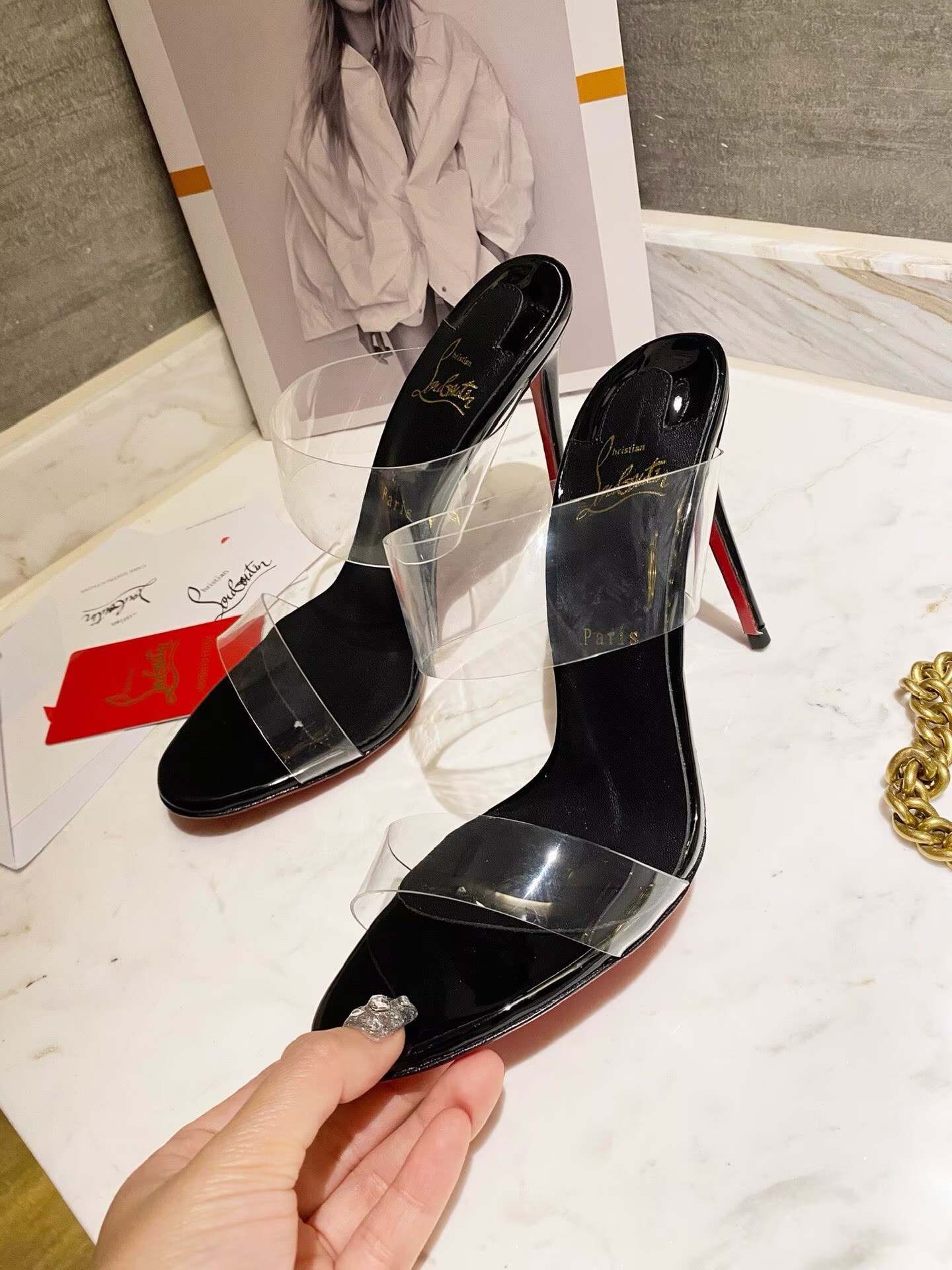 Chr1st1an Louboutin Just Nothing Mules 85mm 100mm