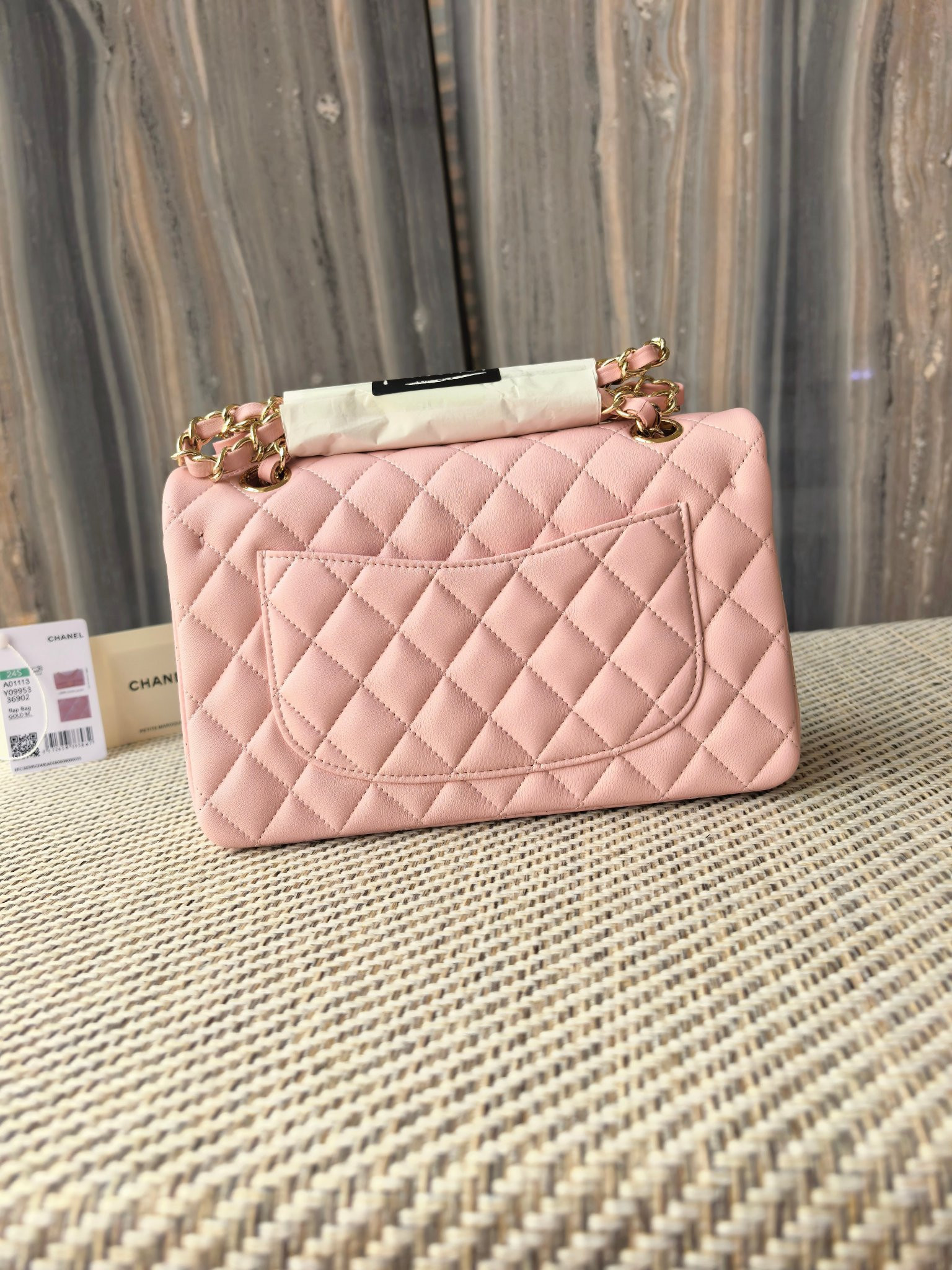 Ch**el small classic bag 23x6.5x14cm