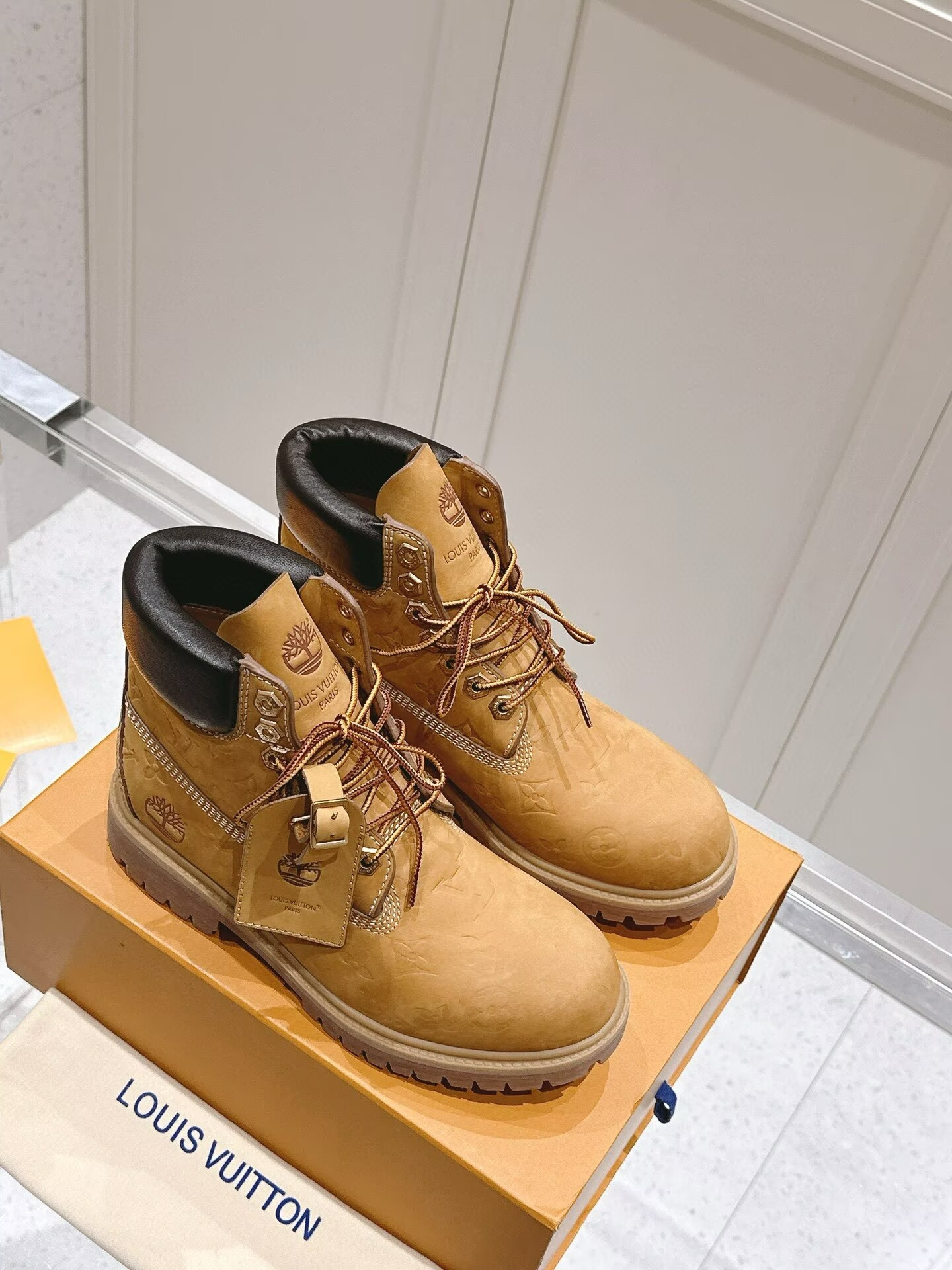 UA LV x Timberland Ankle Boots