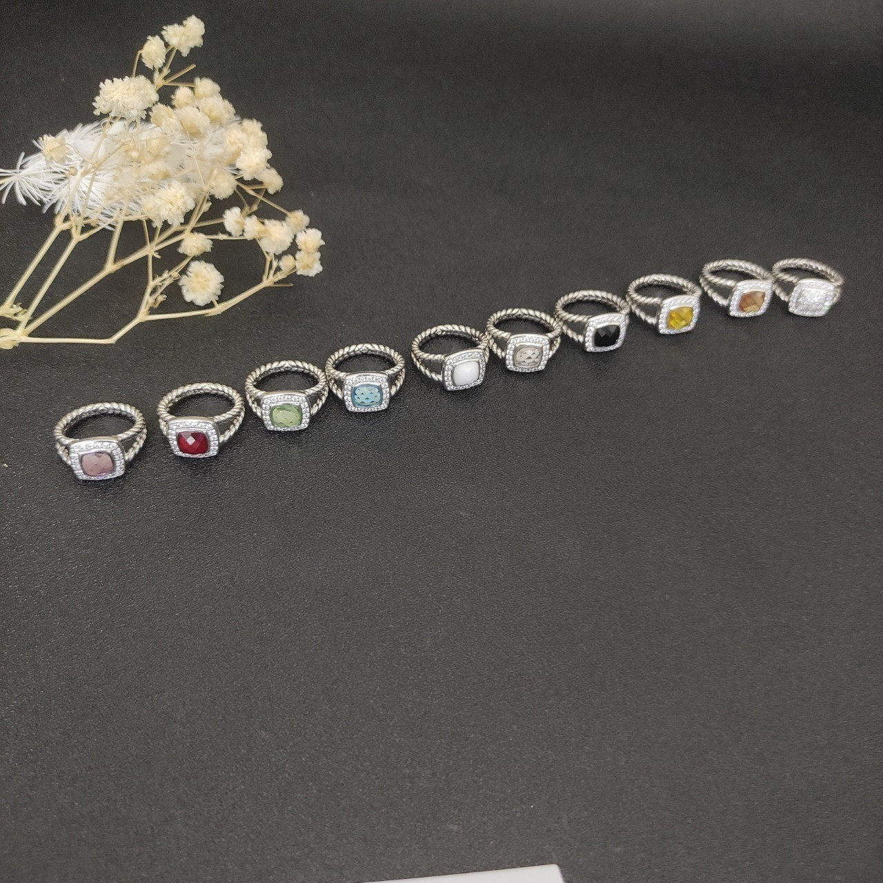 David Yurman Square D1am0nd Ring