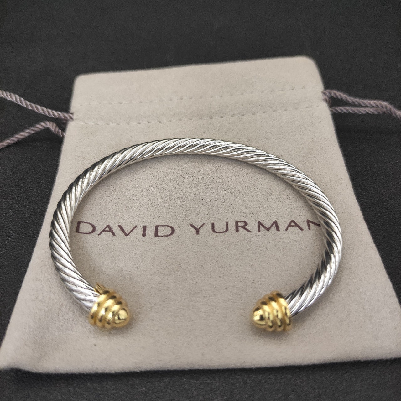 David Yurman 5mm Wrap Bracelet(wrist circumference 15-20cm)