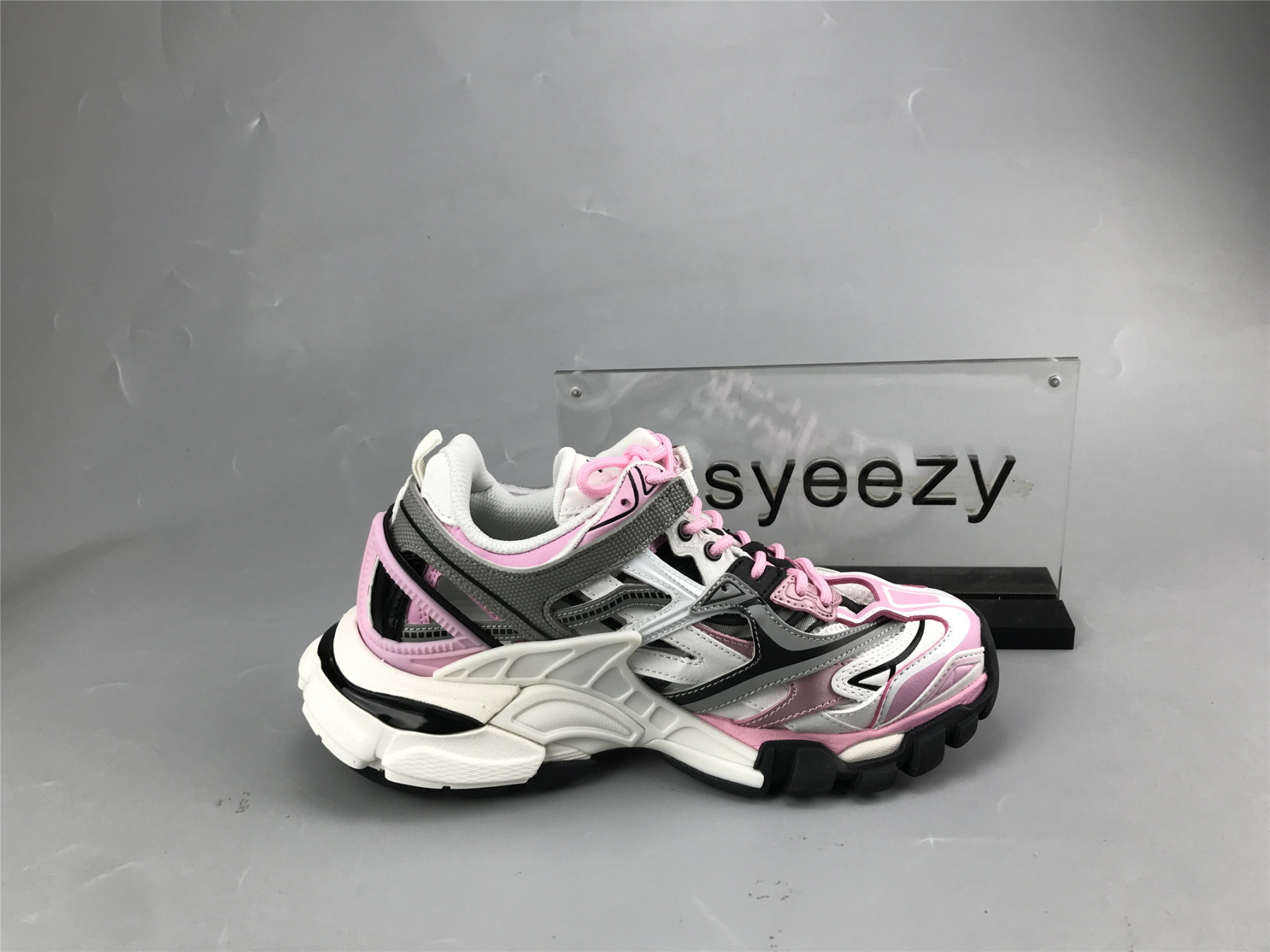 UA TRACK 2 OPEN SNEAKER PINK GREY WHITE
