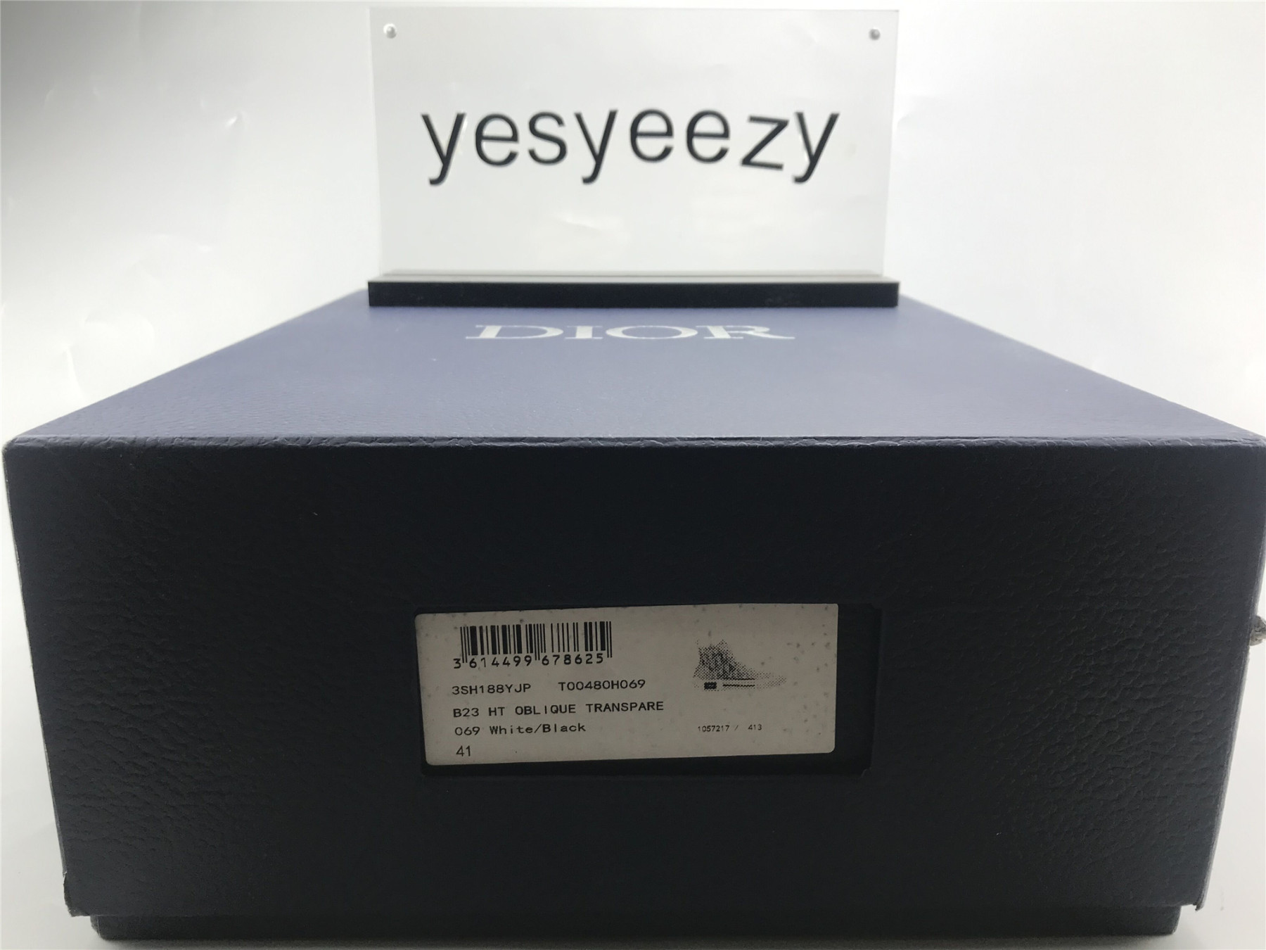 UA Dior B23 HIGH TOP BLUE OBLIQUE