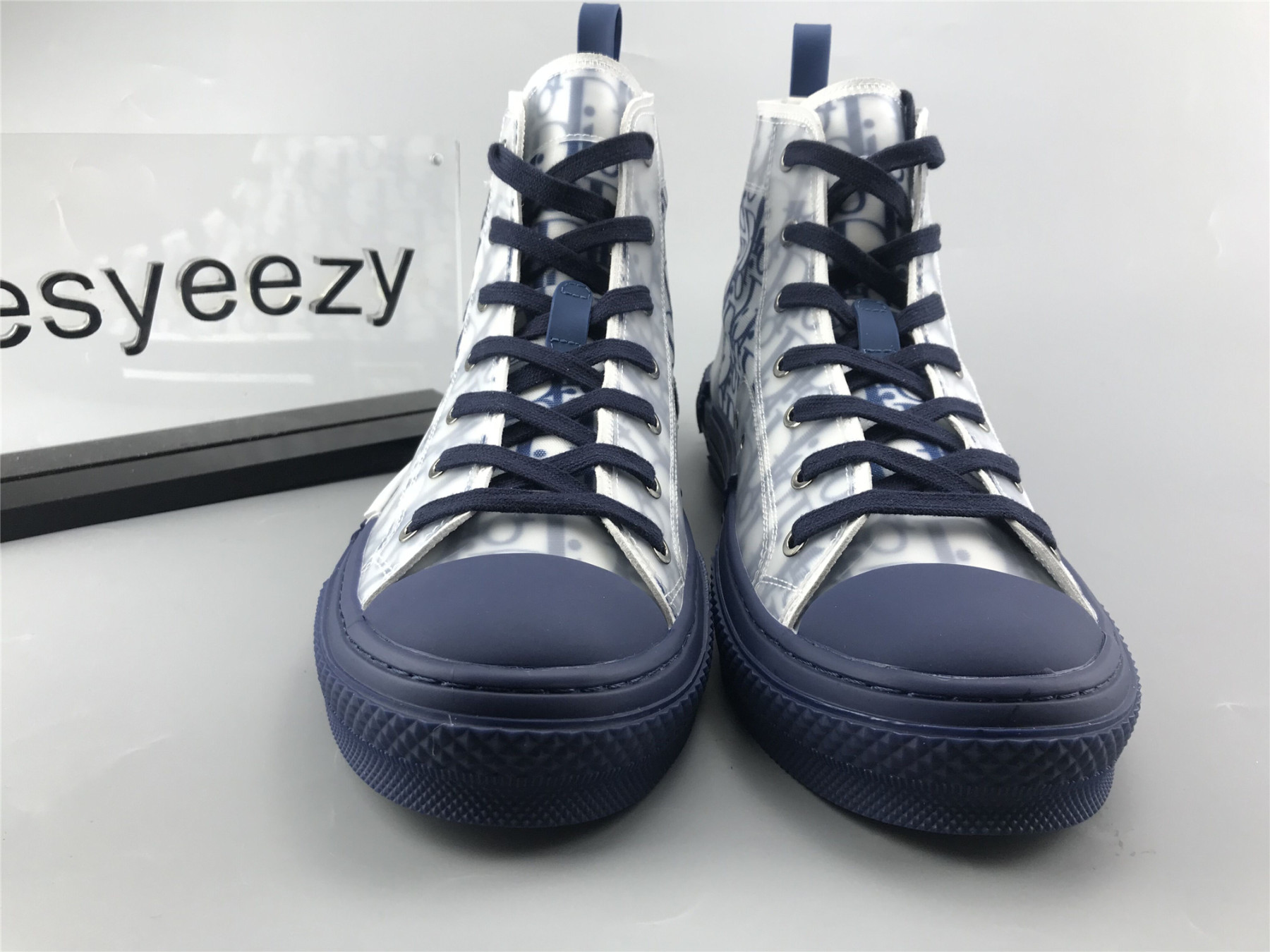 UA Dior B23 HIGH TOP BLUE OBLIQUE