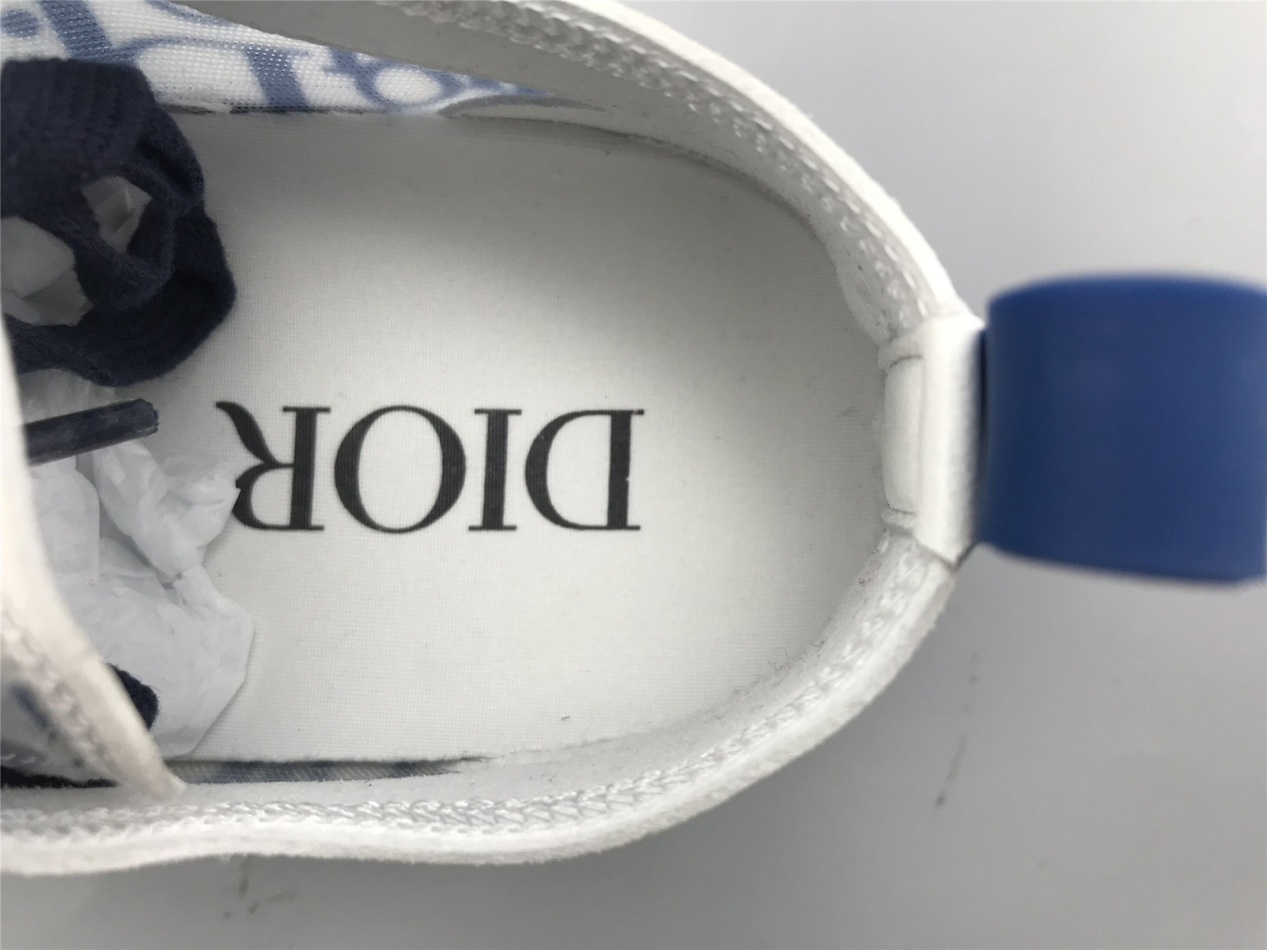 UA Dior B23 LOW TOP BLUE OBLIQUE