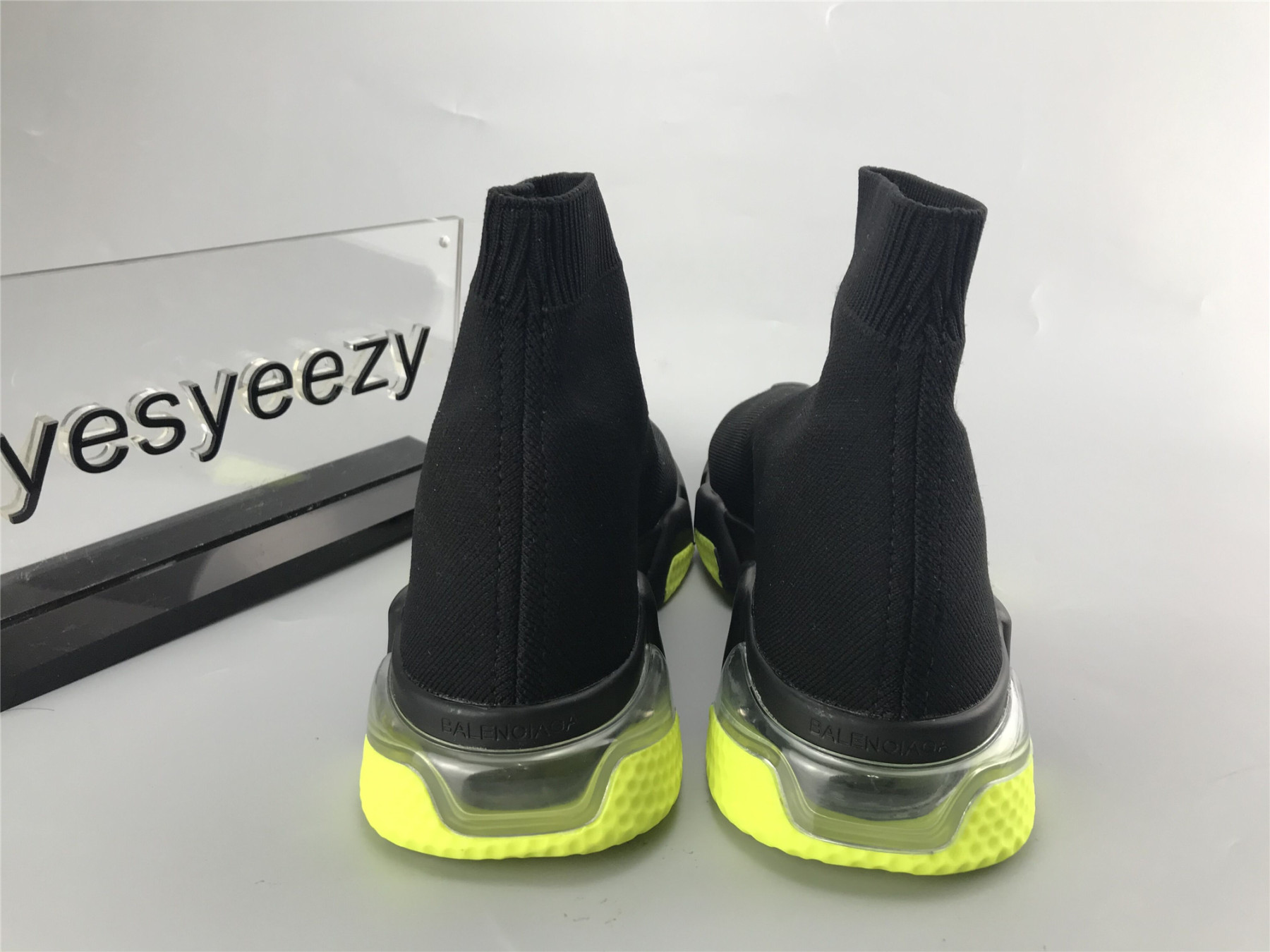 UA SPEED TRAINERS CLEARSOLE YELLOW FLUO