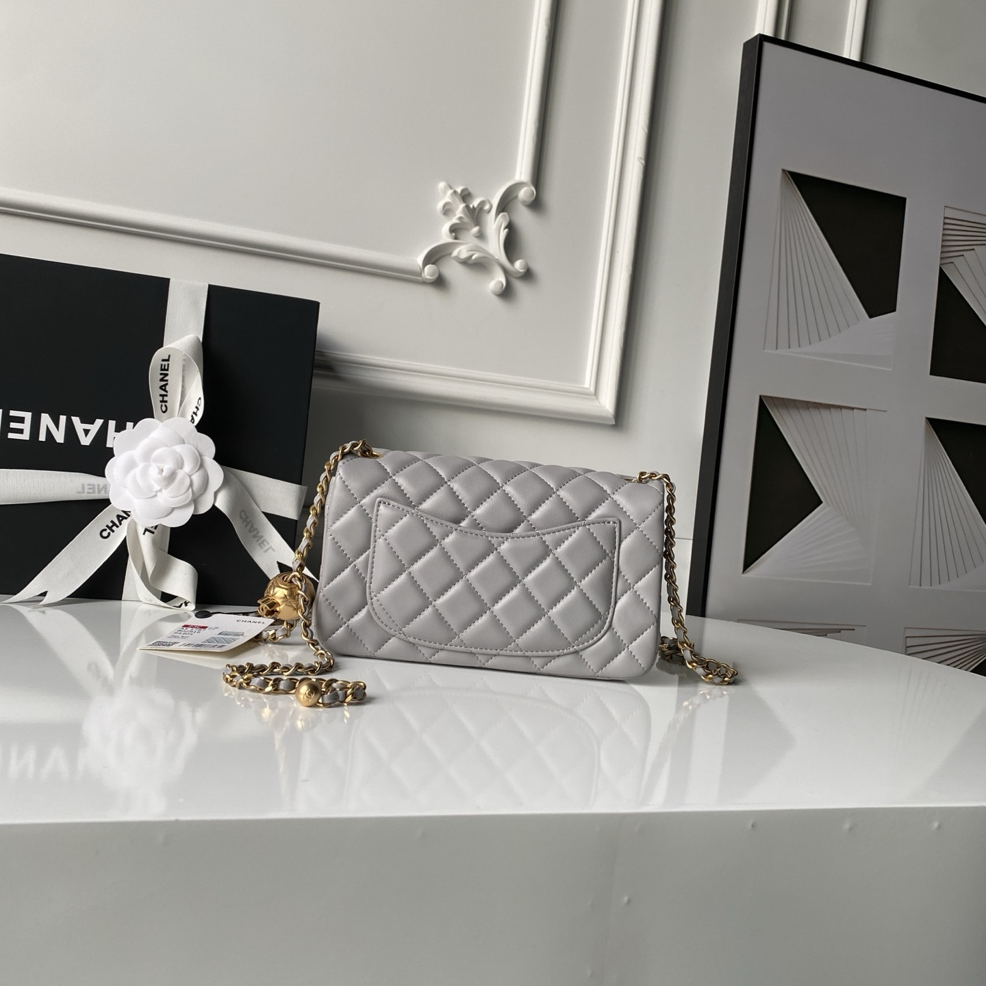 Ch**el MINI FLAP BAG 12×20×6 cm