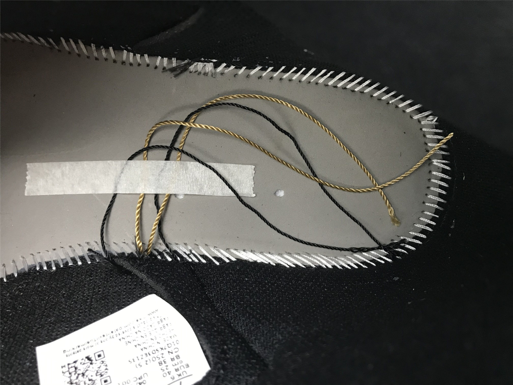 UA AIR JORDAN 1 RETRO HIGH OG BLACK METALLIC GOLD