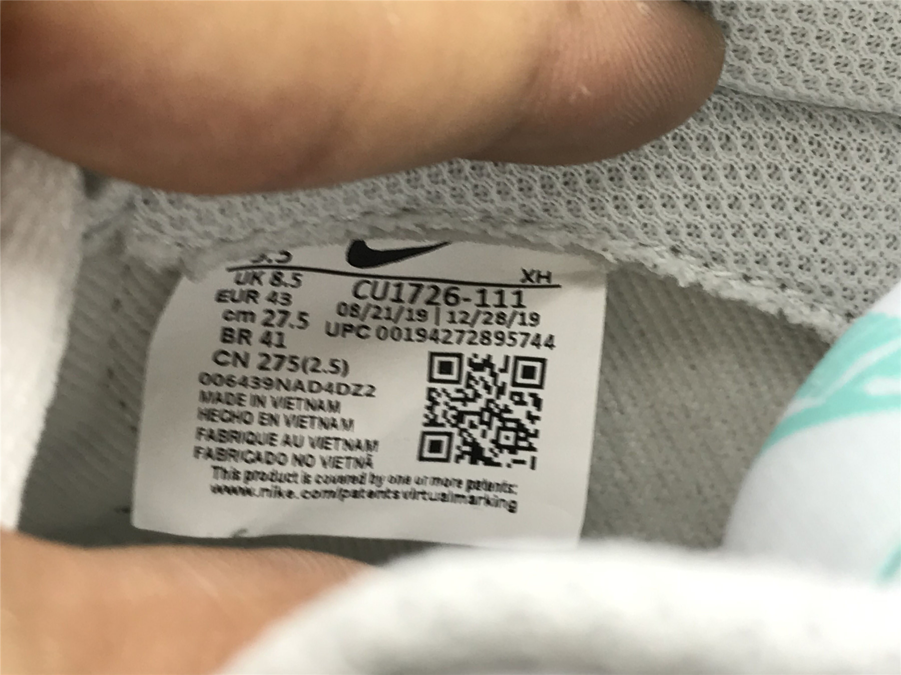 UA NIKE DUNK LOW WMNS