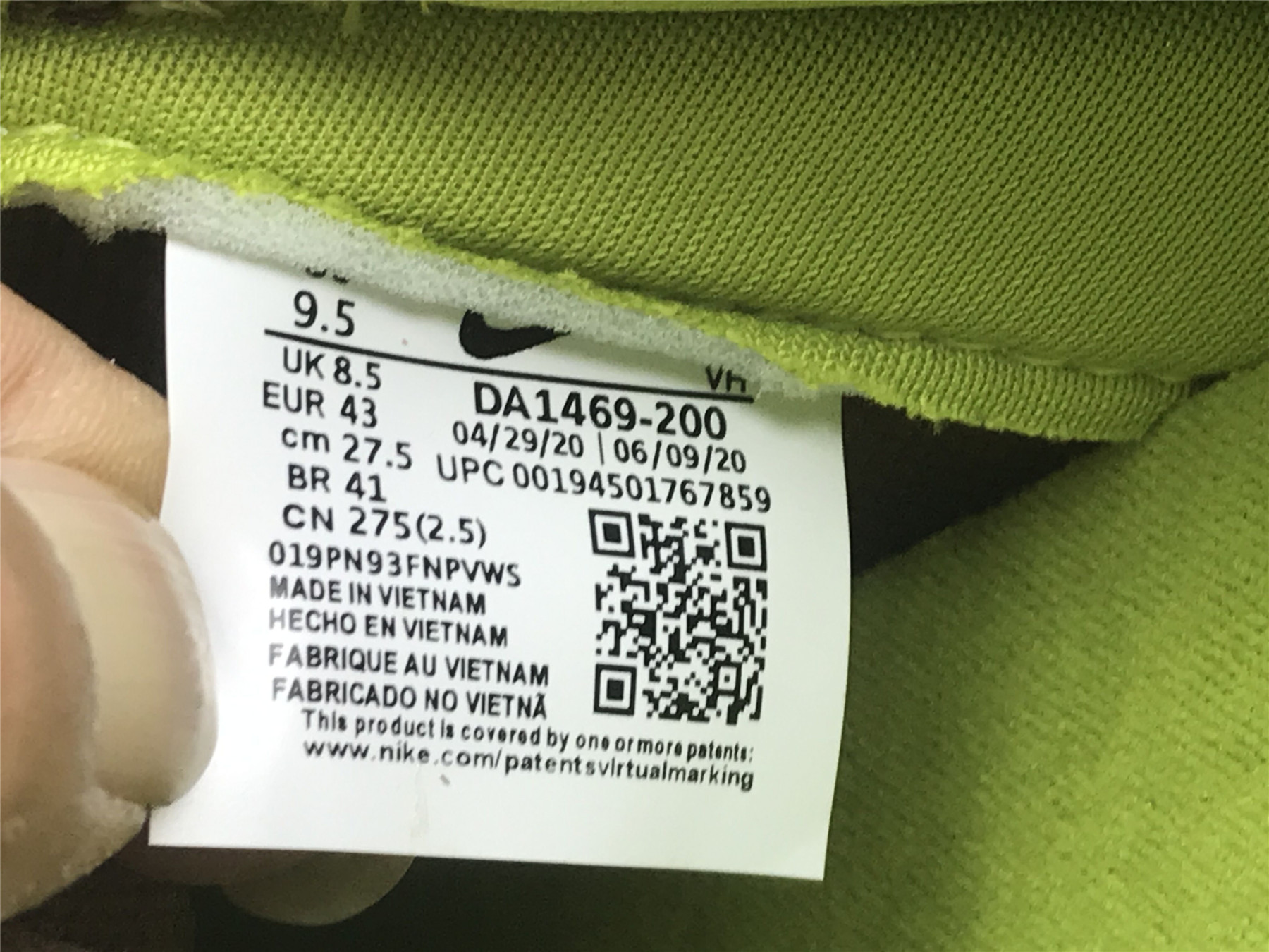 UA NIKE DUNK LOW SP RETRO 2020 