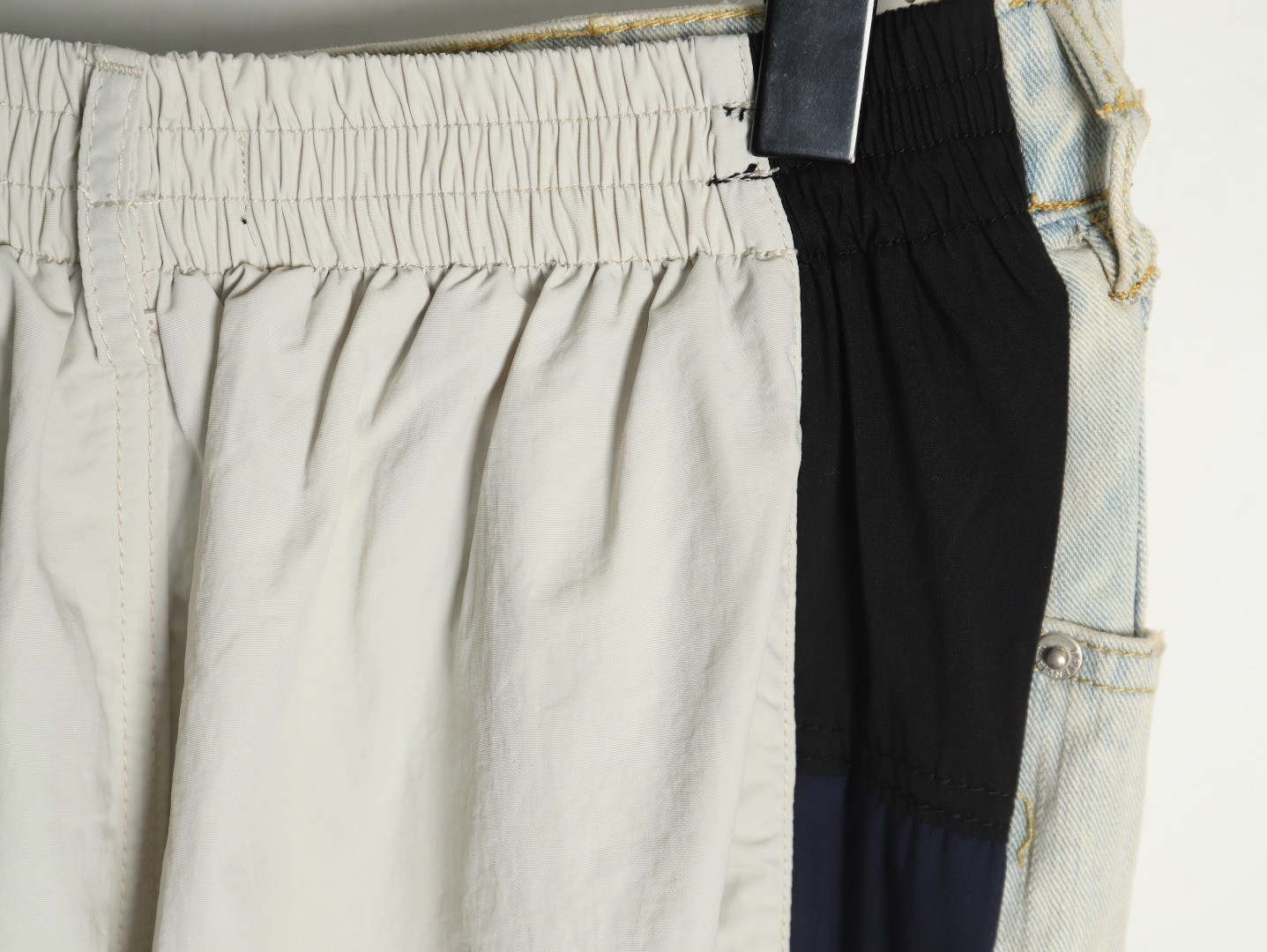 Ba1en*iaga 25ss Patchwork Jeans