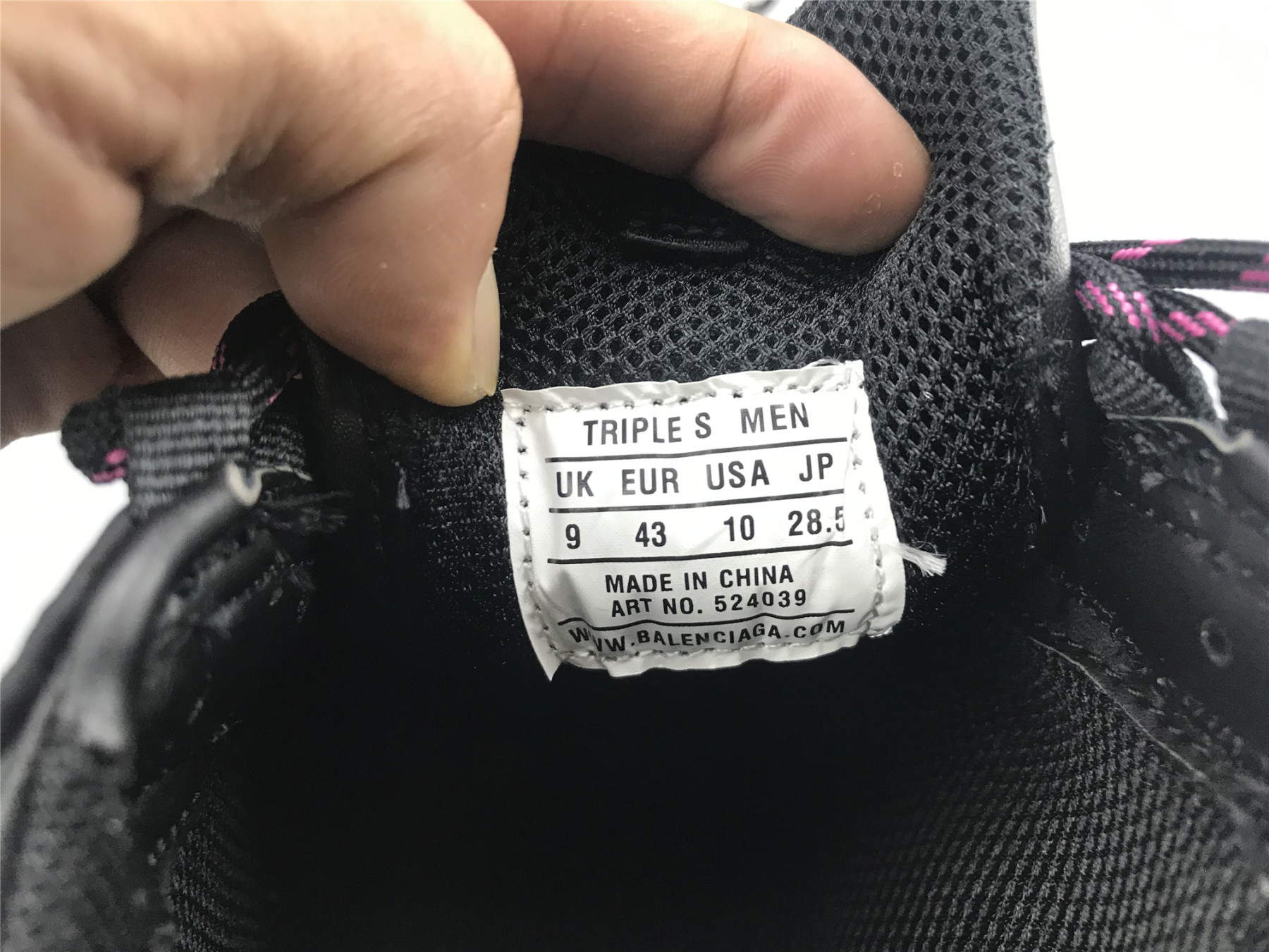 UA TRIPLE S LETTER COLORFUL