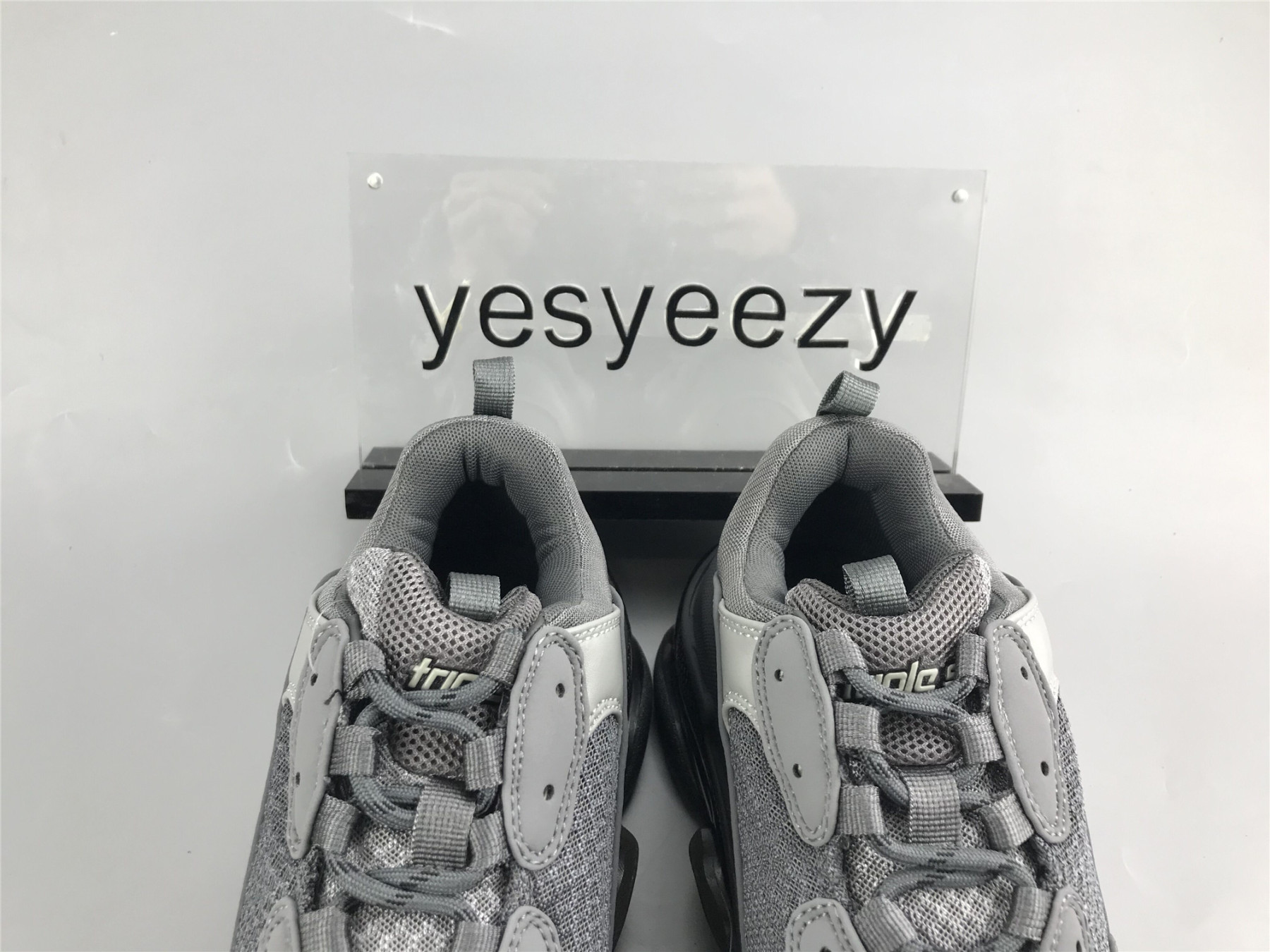 UA TRIPLE S CLEAR SOLE SNEAKER BLACK ASH