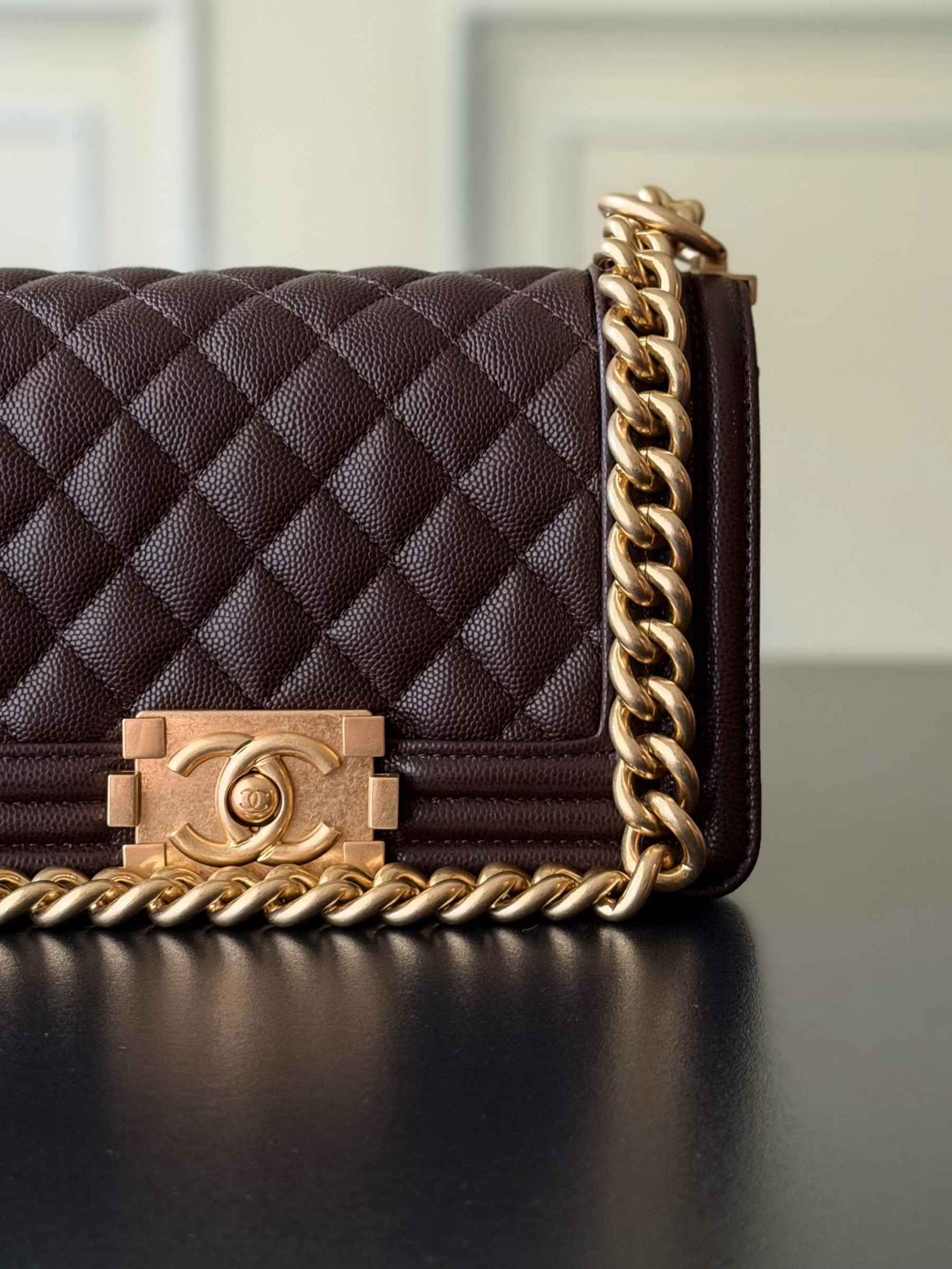 Ch**el boy handbag 12x20x7cm