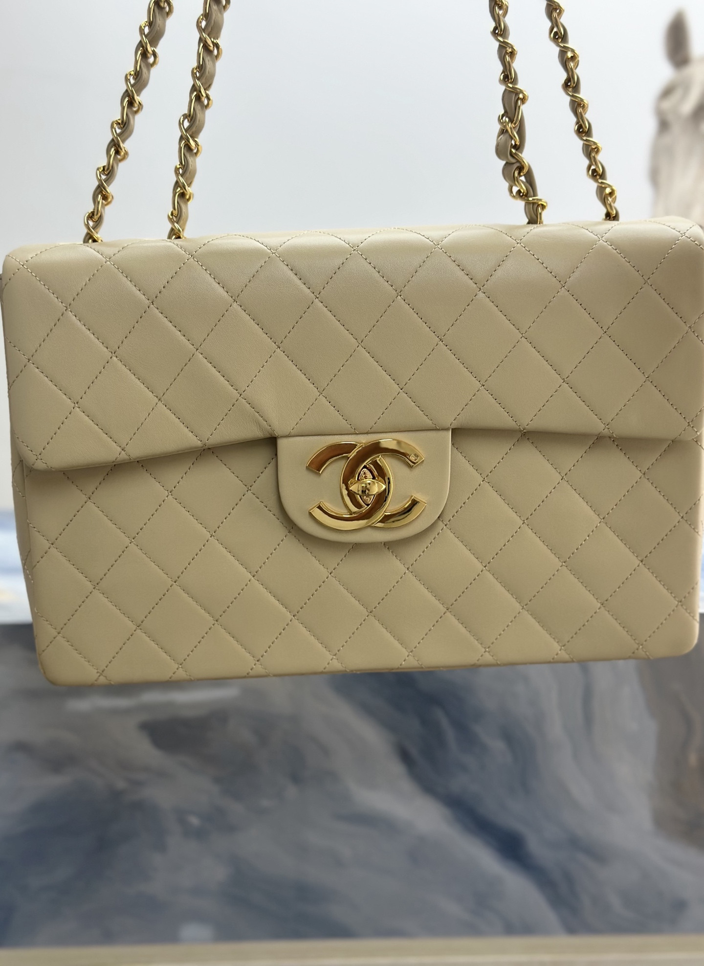 Ch**el Flap Bag AS3324 34x22x10cm