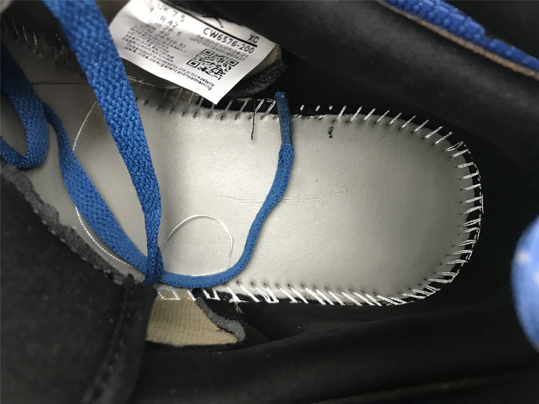 UA AIR JORDAN 1 HIGH SWITCH BLACK BROWN BLUE