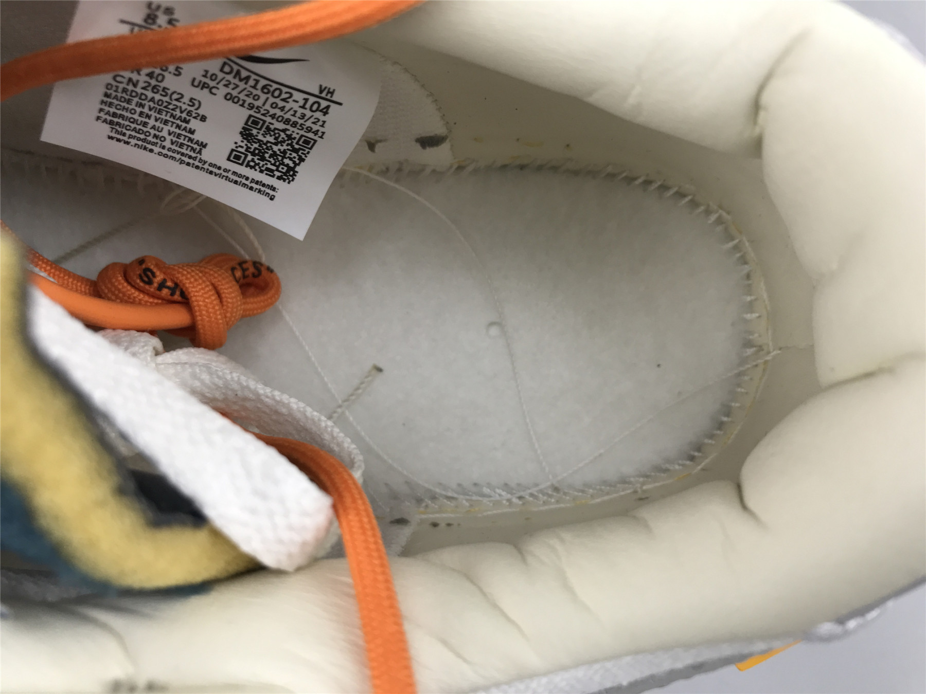 UA NIKE OFF-WHITE X DUNK LOW 