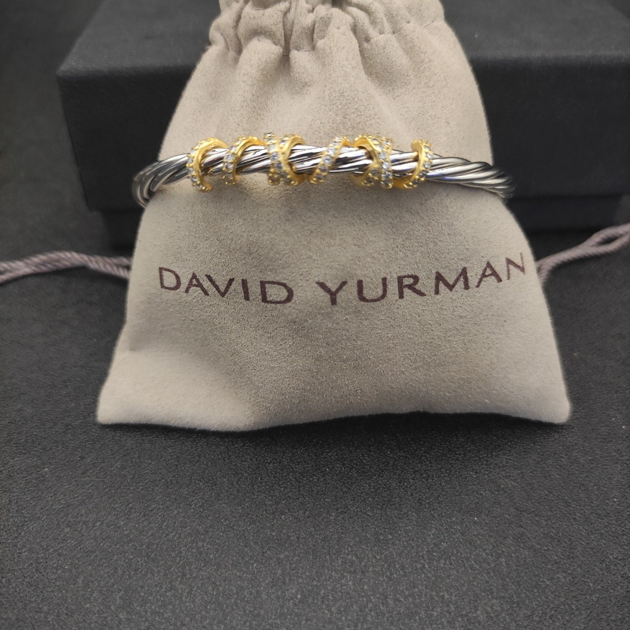 David Yurman 4mm Wrap Bracelet(wrist circumference 15-20cm)
