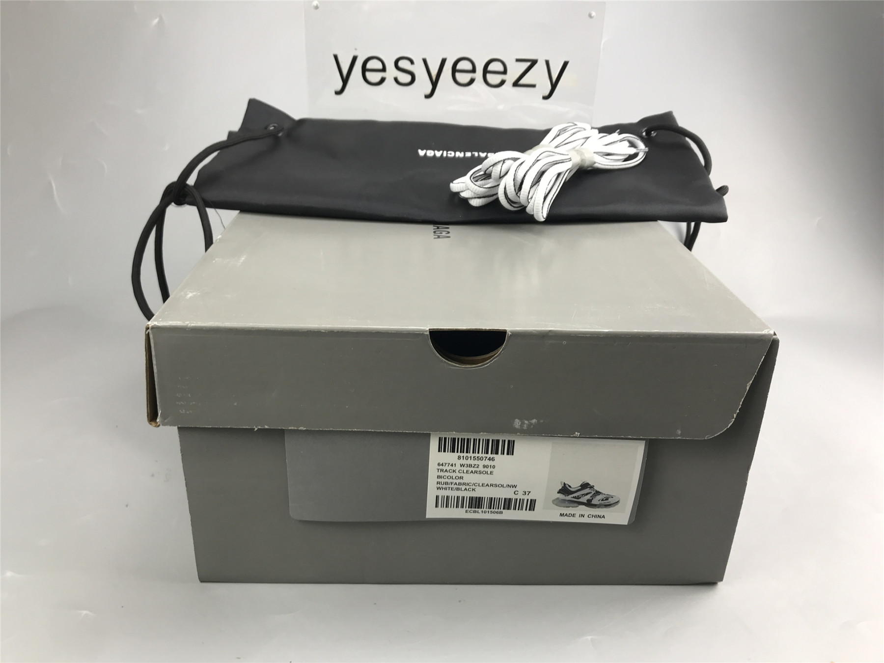 UA TRACK CLEAR SOLE WHITE BLACK