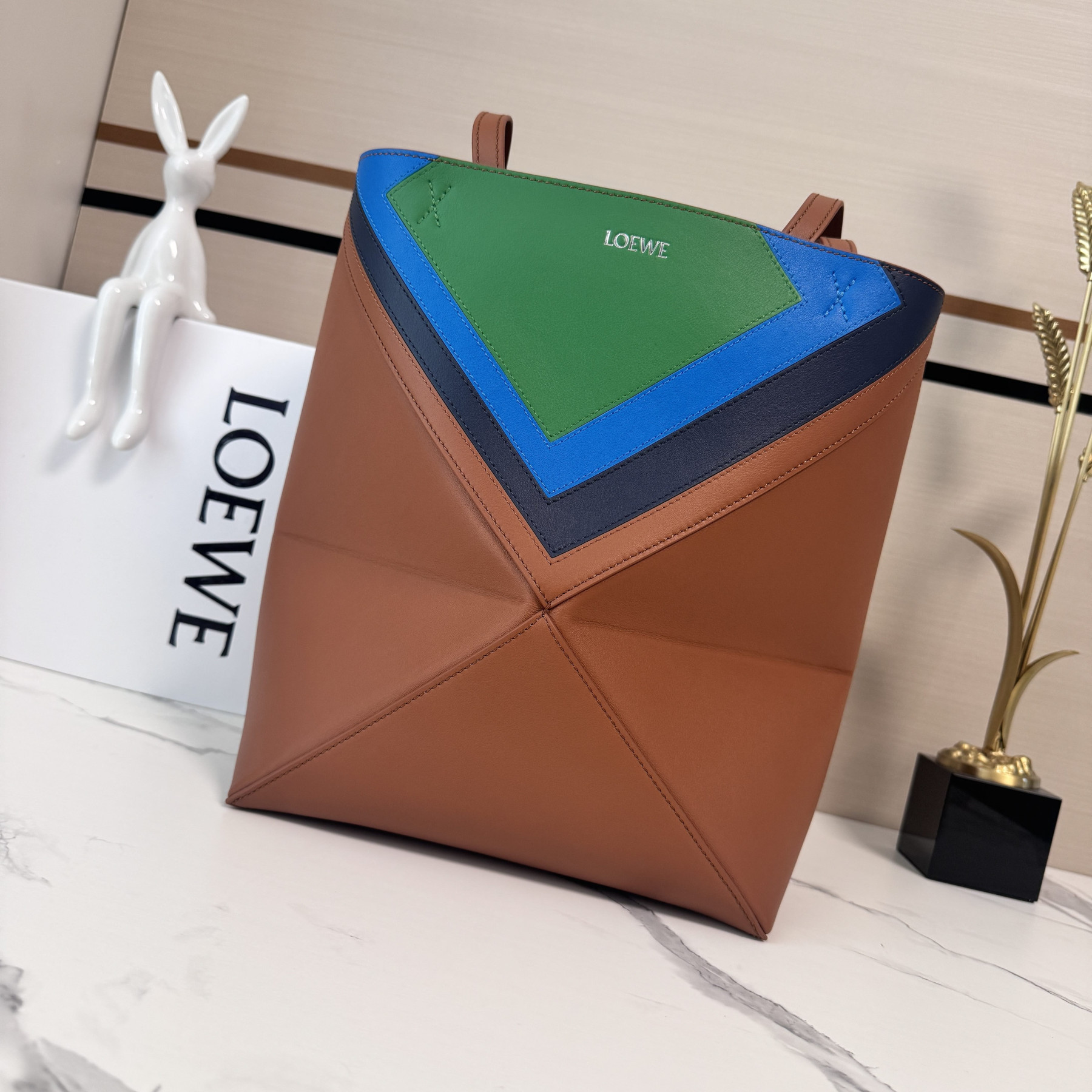 Loewe x Albers Medium Puzzle Fold tote 25.5x14.5x31.5cm