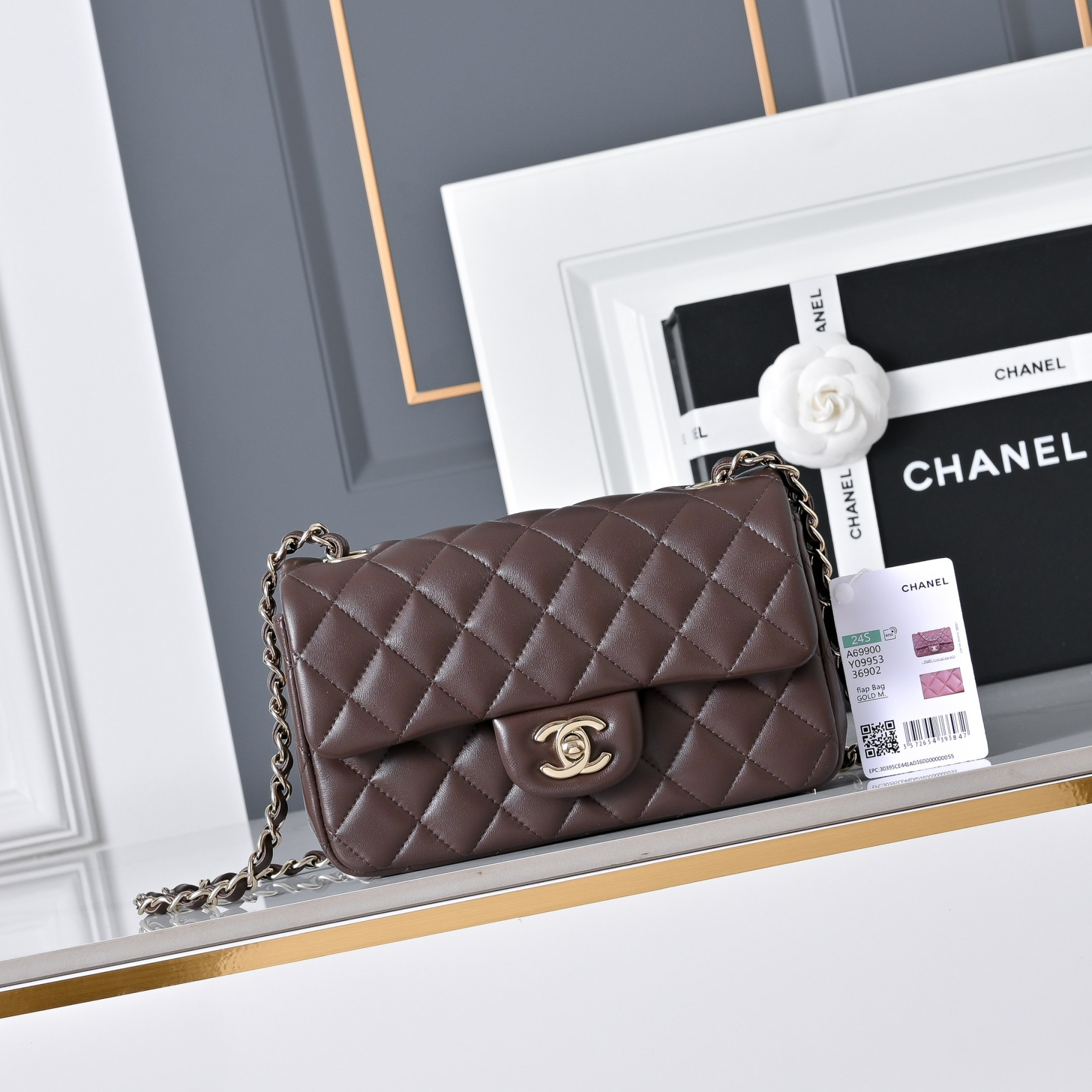 Ch**el mini flap bag 20x12x6.5cm