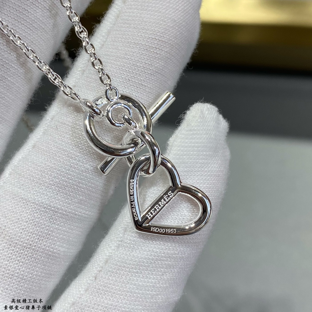 H**me5 Sterling Silver LoveHNecklace
