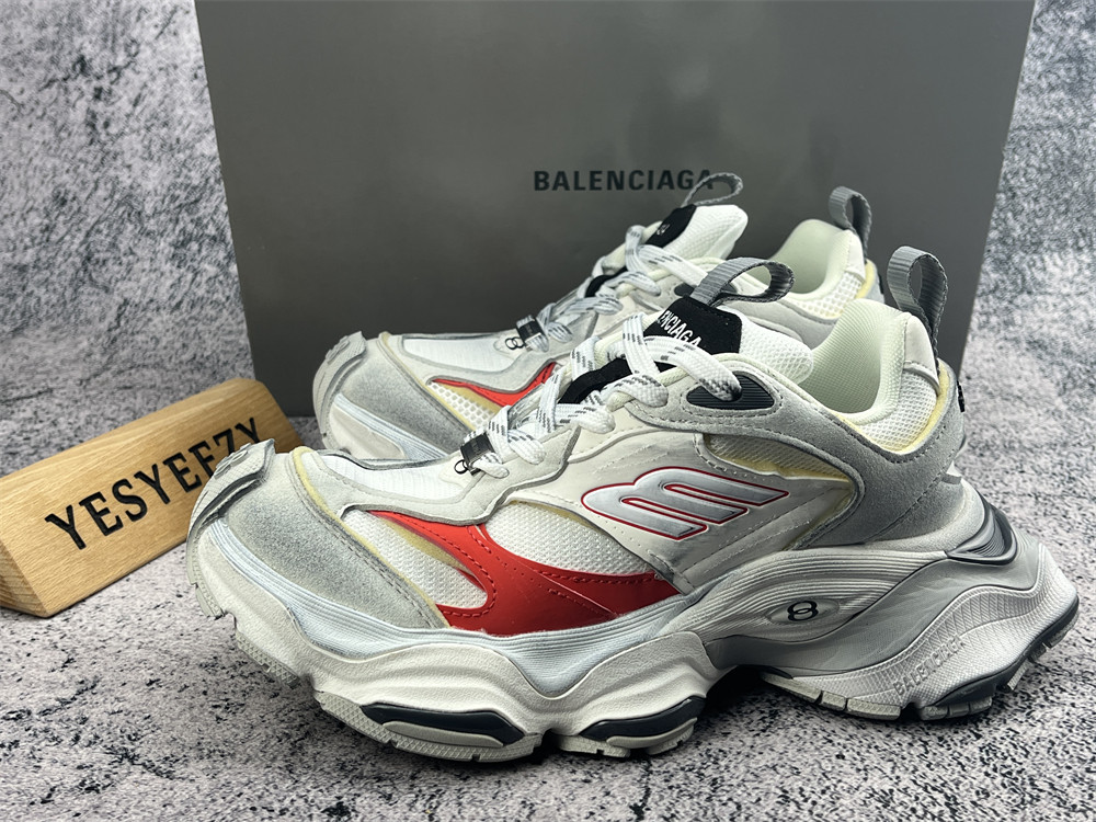 UA Cargo White Grey Red