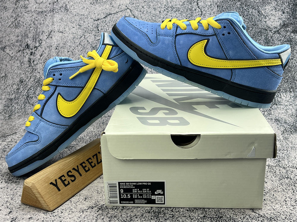 UA NIKE THE POWERPUFF GIRLS X DUNK LOW PRO SB QS 